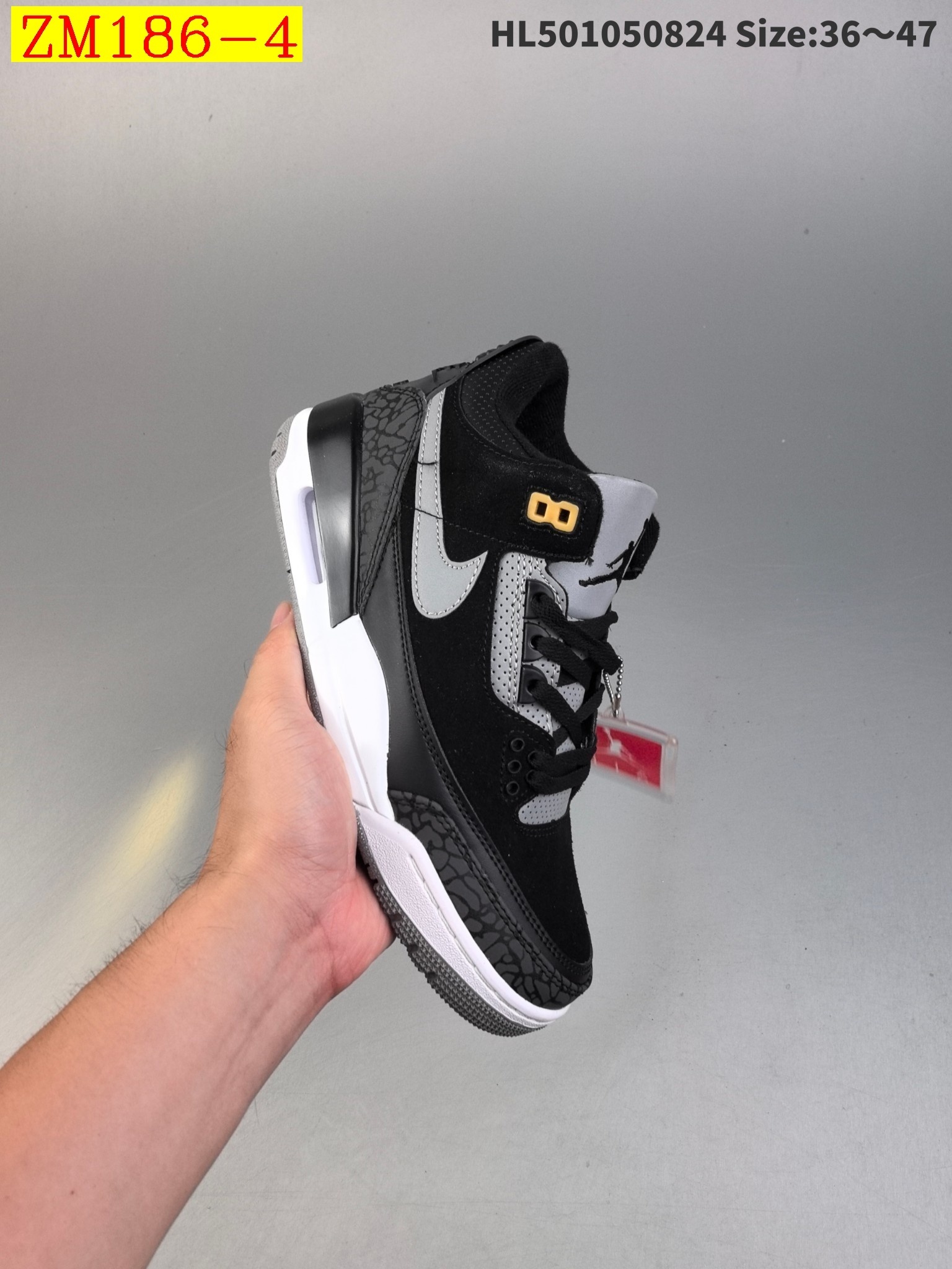 49$ Nike Air Jordan 3 Retro AJ3 Size 36-47 723110 ZM186 gallery