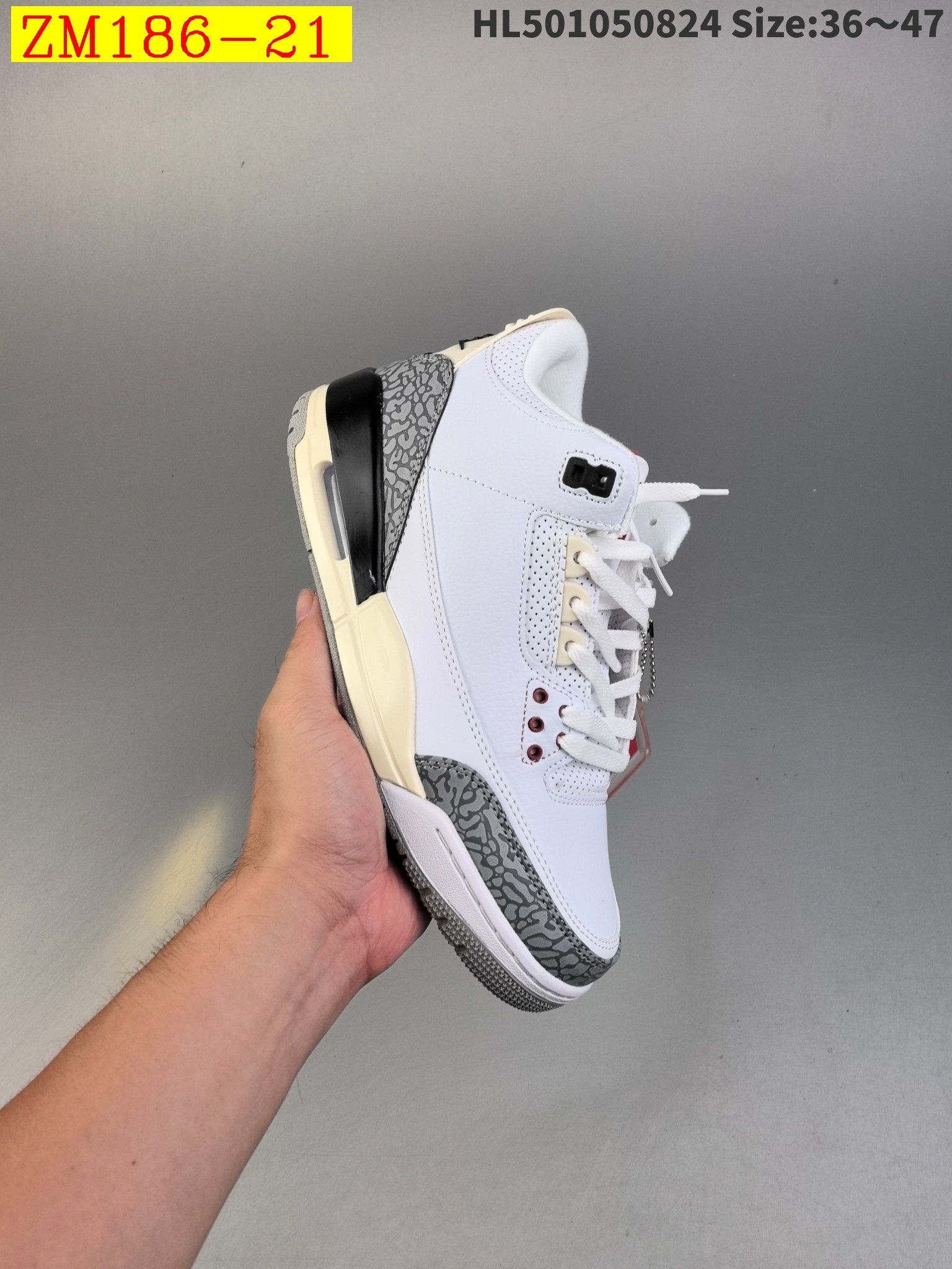 49$ Nike Air Jordan 3 Retro AJ3 Size 36-47 723110 ZM186 gallery