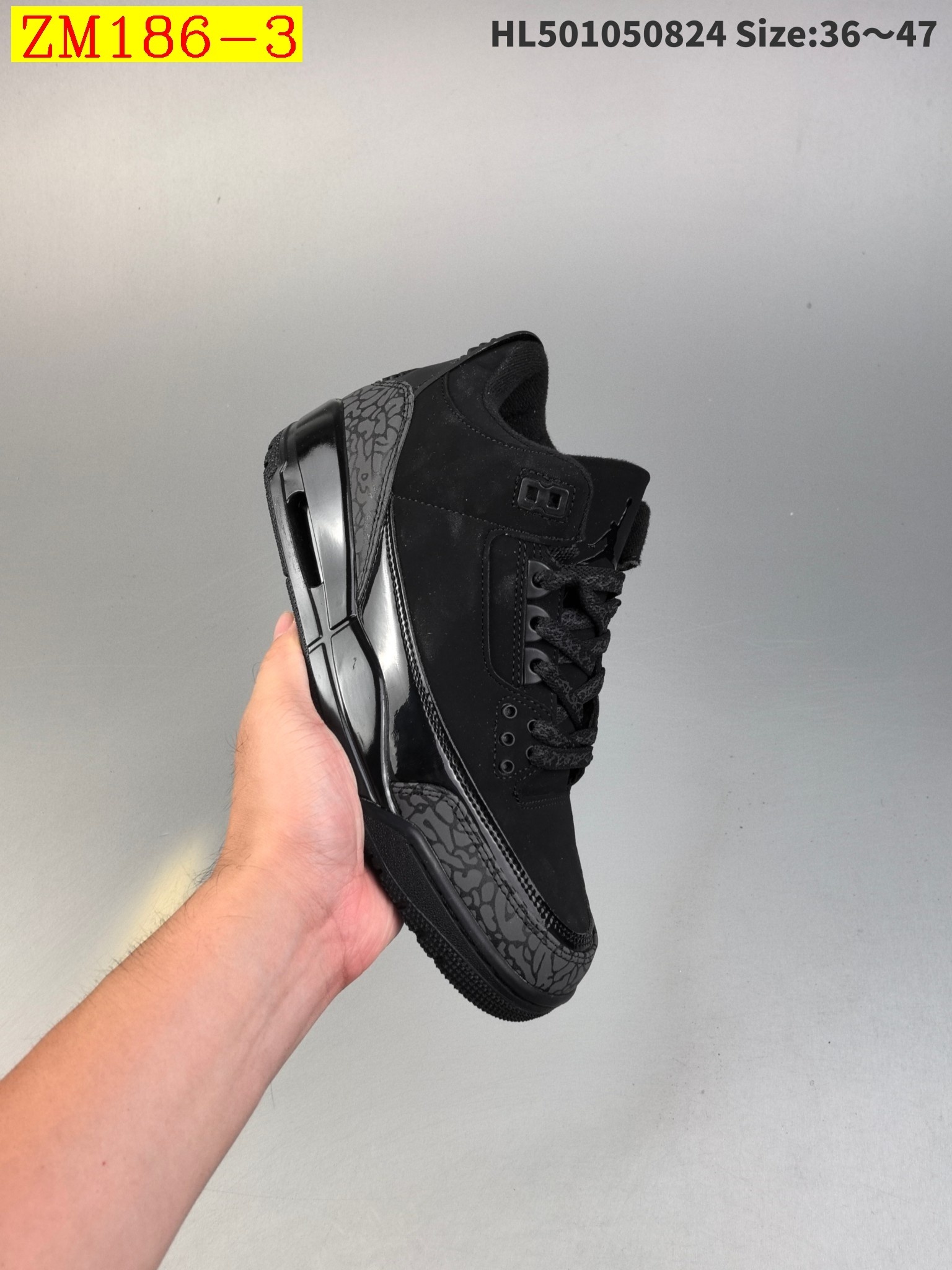 49$ Nike Air Jordan 3 Retro AJ3 Size 36-47 723110 ZM186 gallery