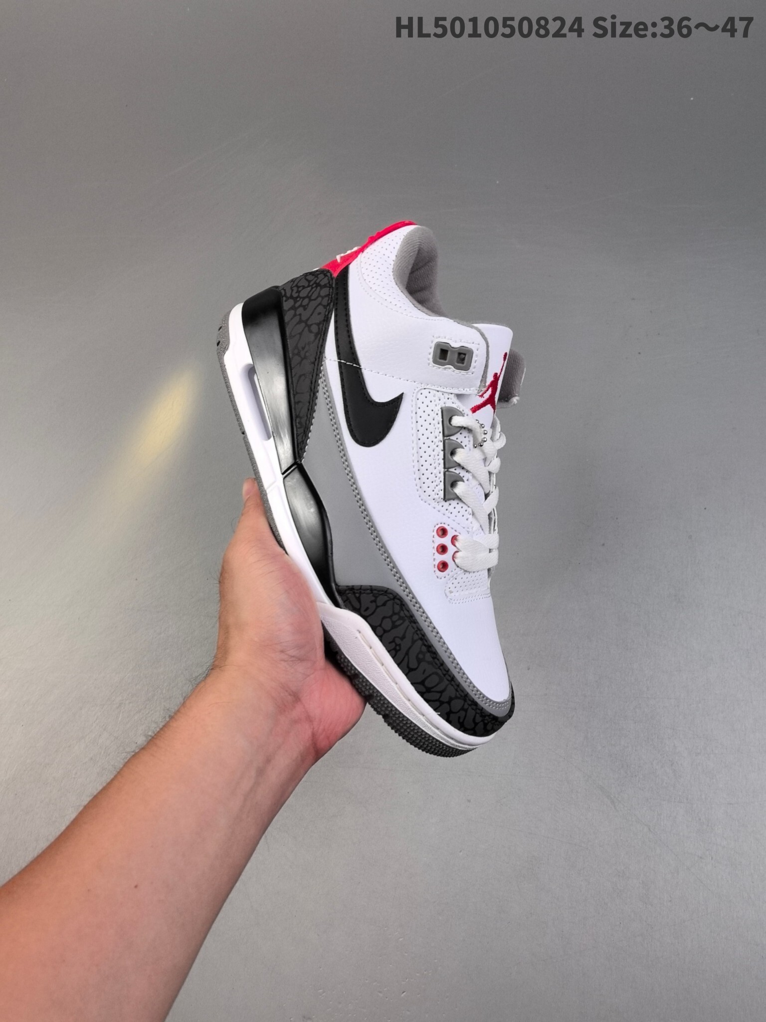 49$ Nike Air Jordan 3 Retro AJ3 Size 36-47 723110 ZM186 gallery