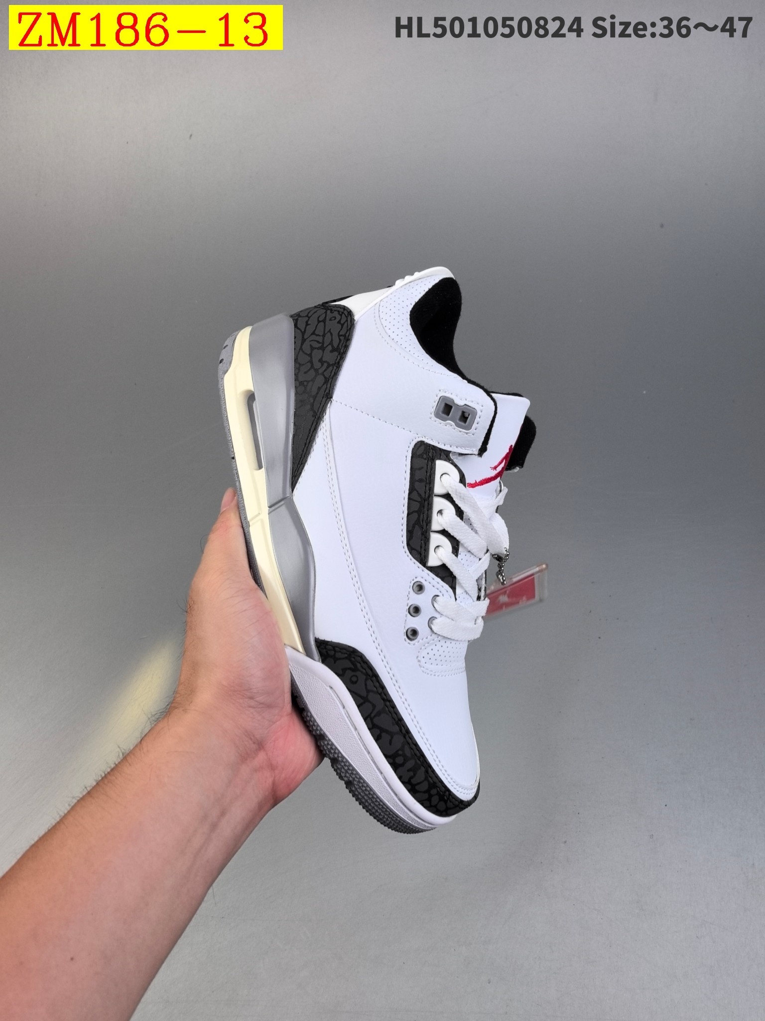 49$ Nike Air Jordan 3 Retro AJ3 Size 36-47 723110 ZM186 gallery