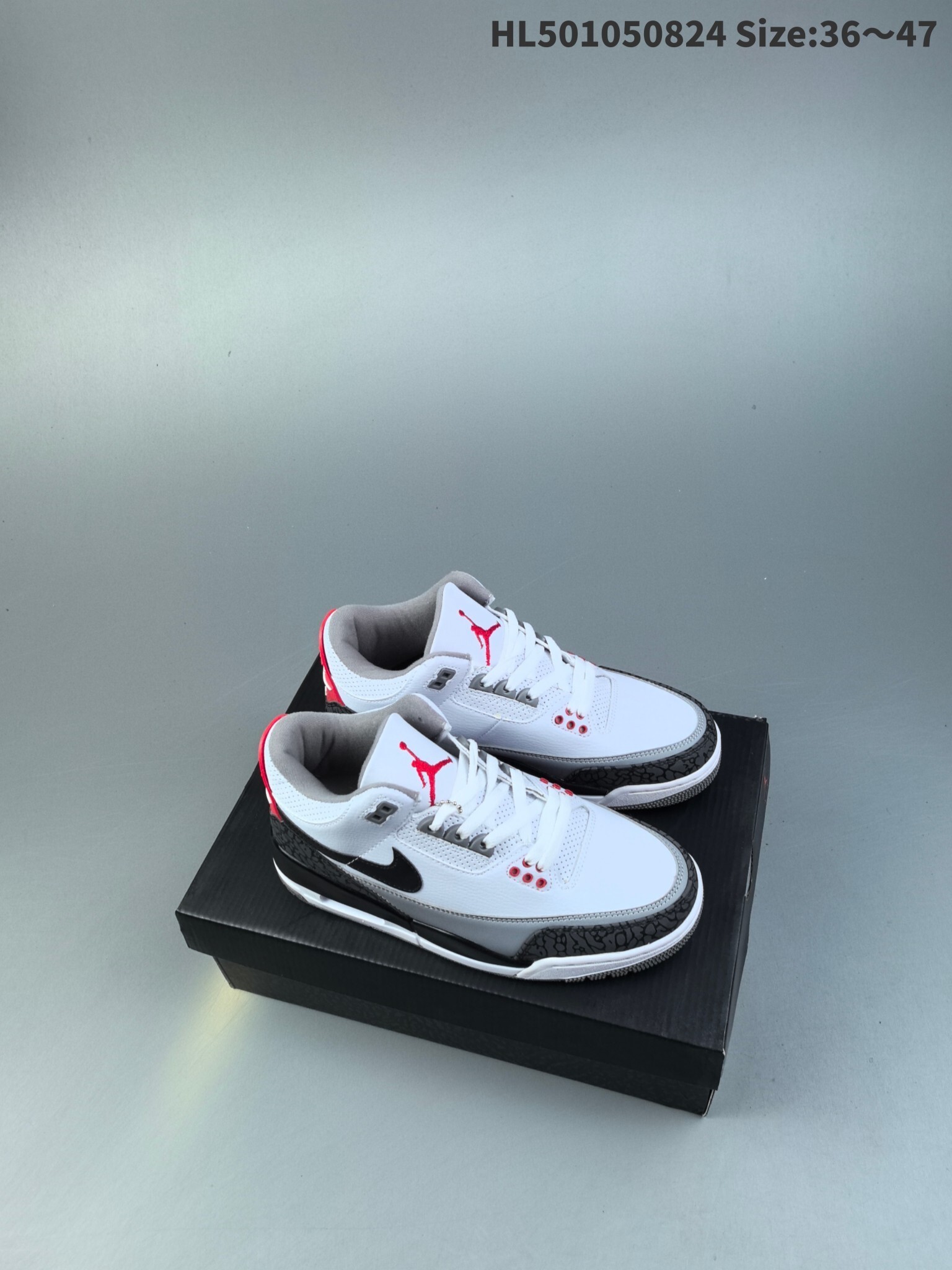 49$ Nike Air Jordan 3 Retro AJ3 Size 36-47 723110 ZM186 gallery