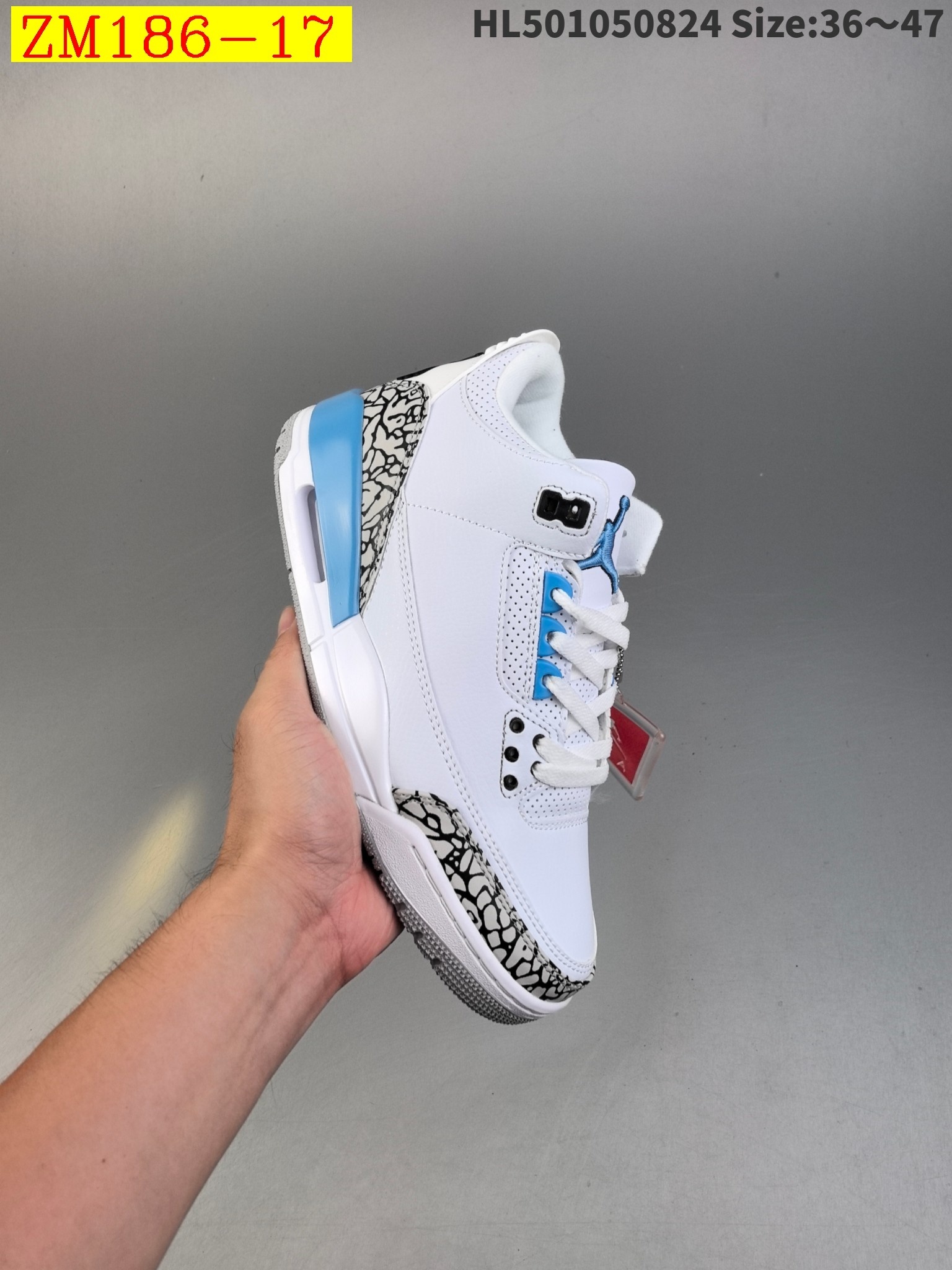 49$ Nike Air Jordan 3 Retro AJ3 Size 36-47 723110 ZM186 gallery