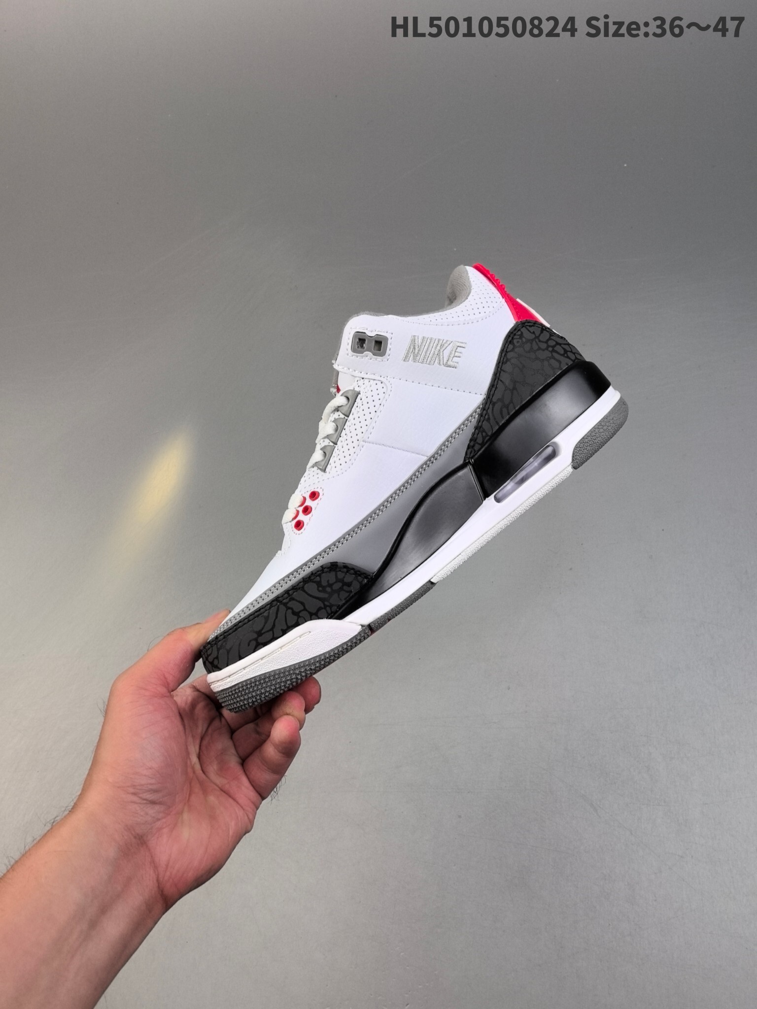 49$ Nike Air Jordan 3 Retro AJ3 Size 36-47 723110 ZM186 gallery