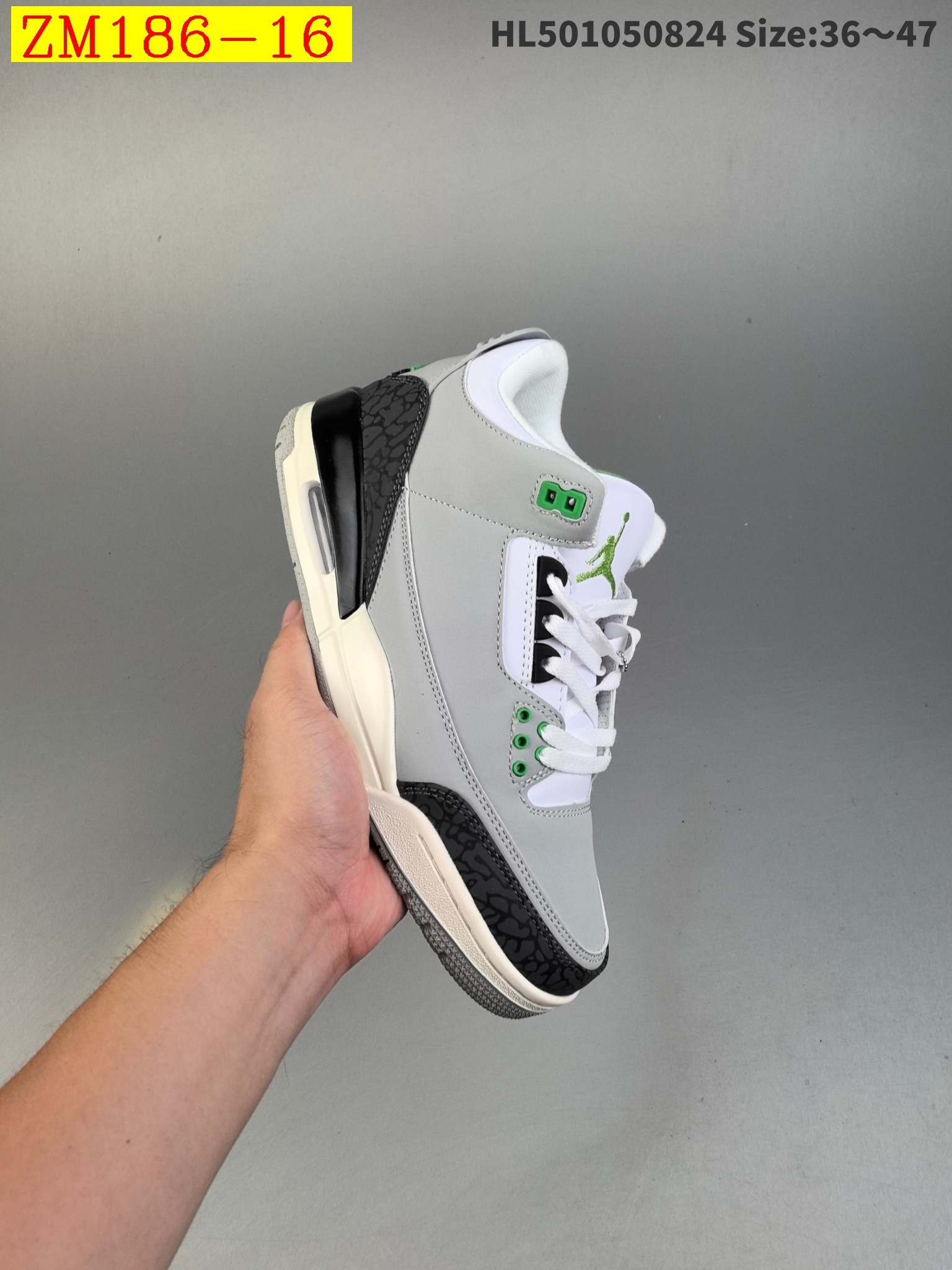 49$ Nike Air Jordan 3 Retro AJ3 Size 36-47 723110 ZM186 gallery