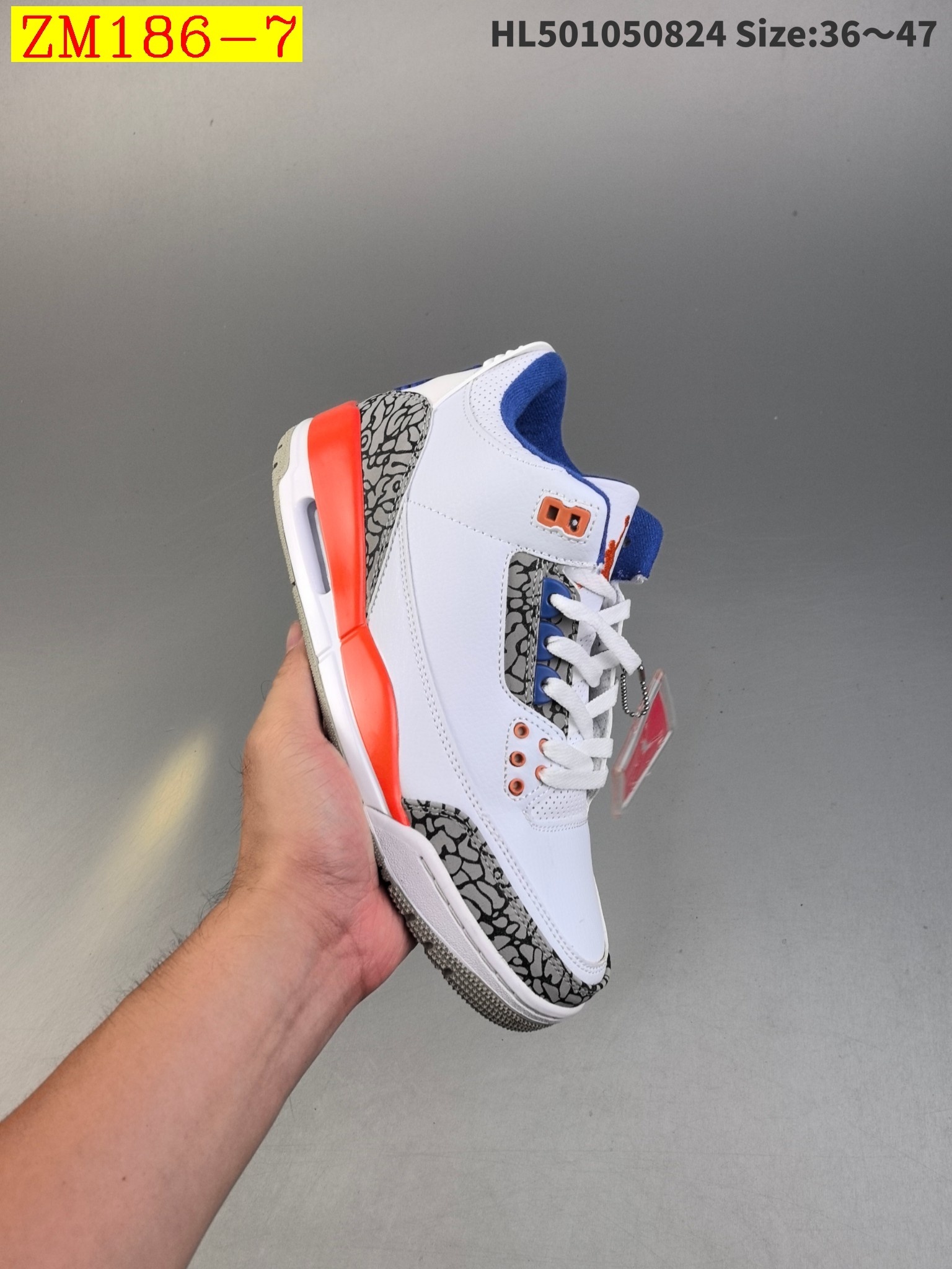 49$ Nike Air Jordan 3 Retro AJ3 Size 36-47 723110 ZM186 gallery
