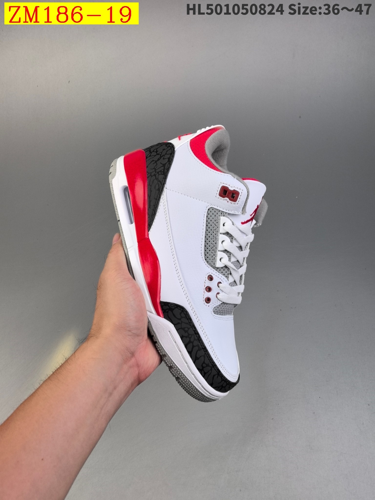 49$ Nike Air Jordan 3 Retro AJ3 Size 36-47 723110 ZM186 gallery