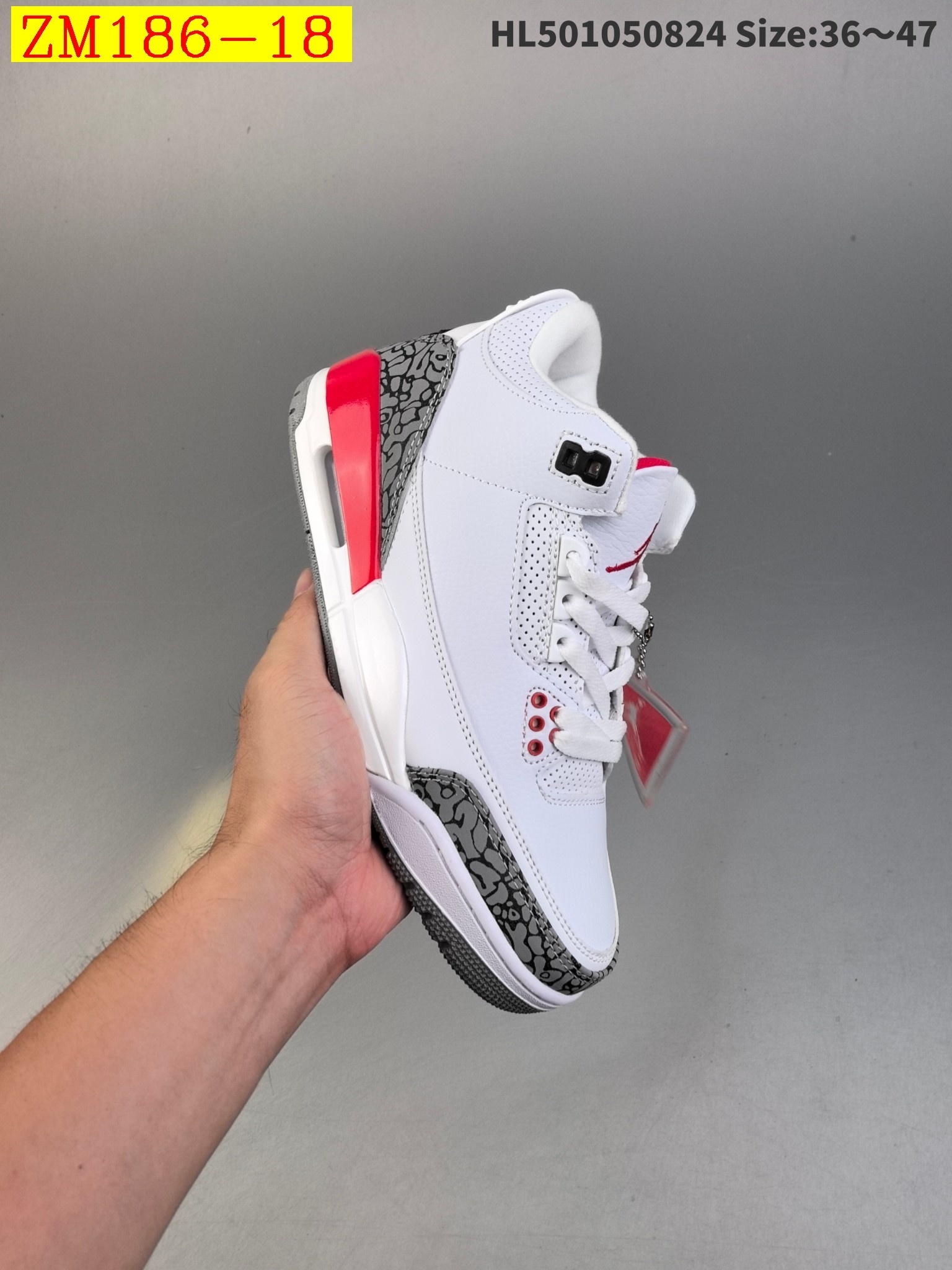 49$ Nike Air Jordan 3 Retro AJ3 Size 36-47 723110 ZM186 gallery