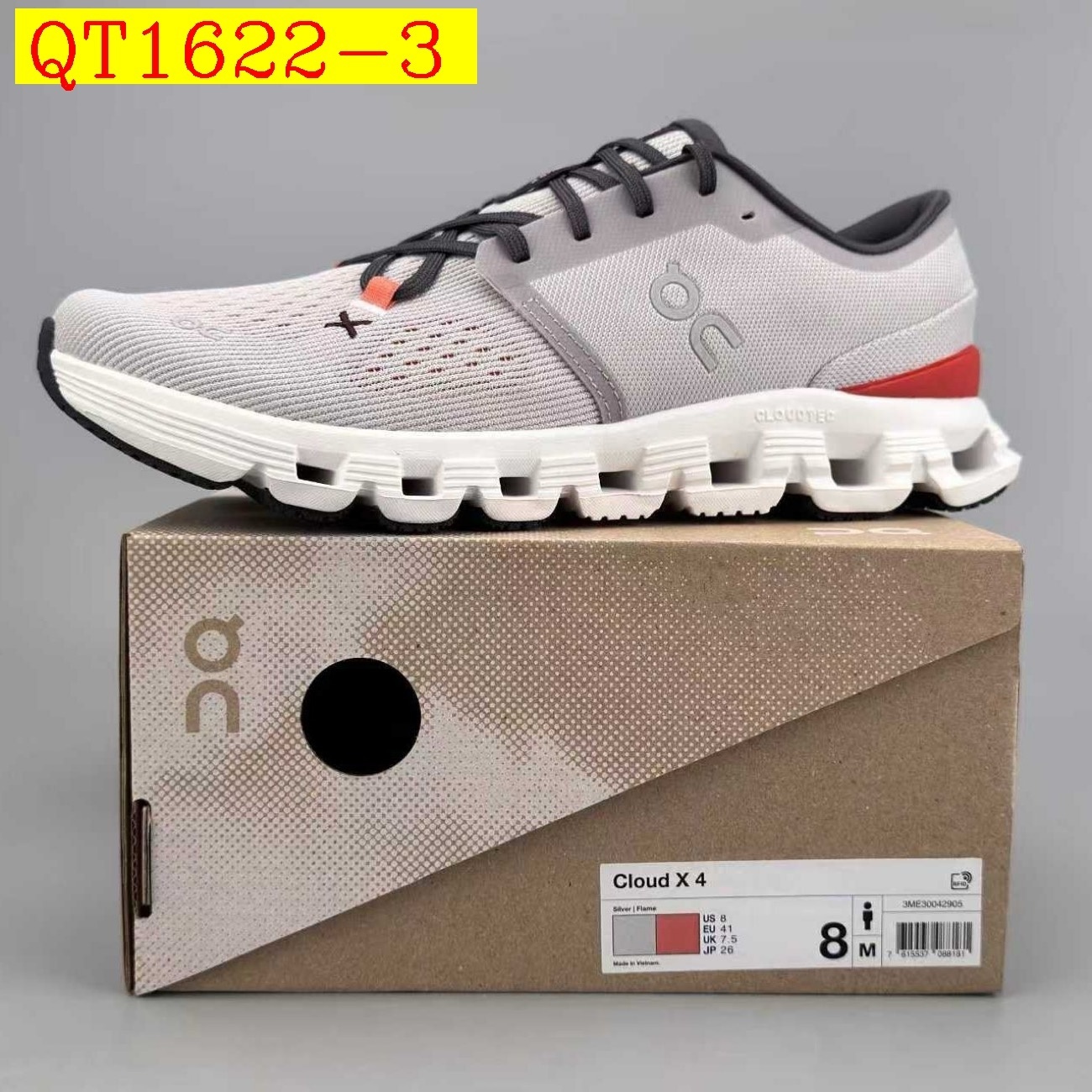 49$ ON Cloud X4 Size 36-35 228450 QT1622 gallery