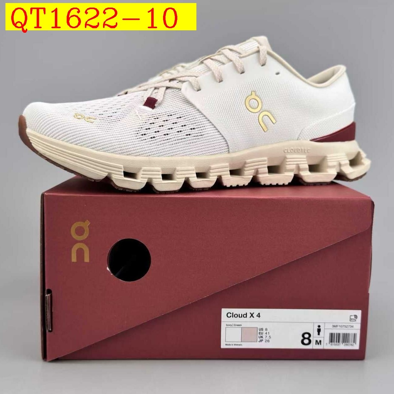 49$ ON Cloud X4 Size 36-35 228450 QT1622 gallery