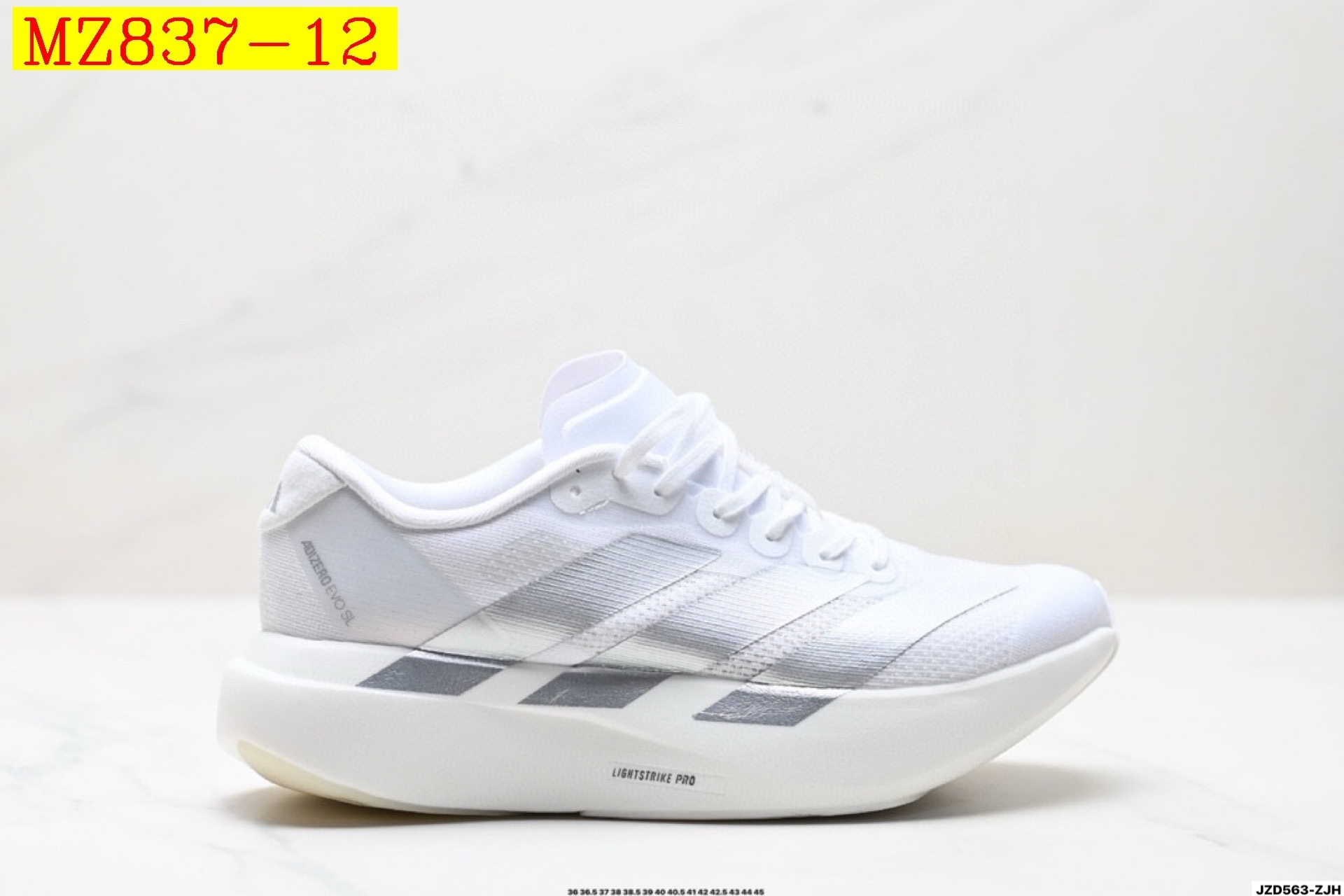 49$ Top Quality Adidas Adizero Evo SL half size 36-45 727430 MZ837 gallery