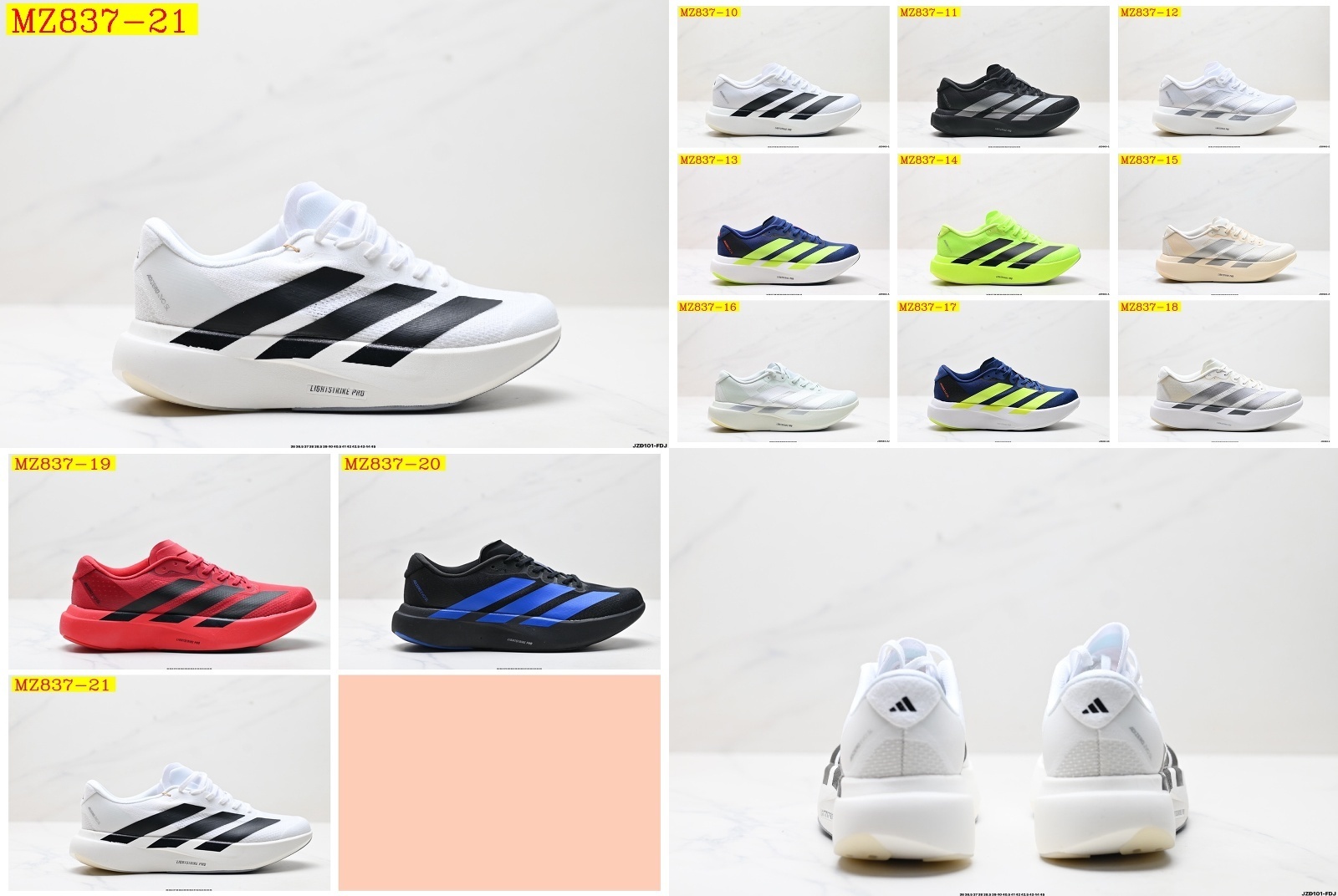 49$ Top Quality Adidas Adizero Evo SL half size 36-45 727430 MZ837 gallery