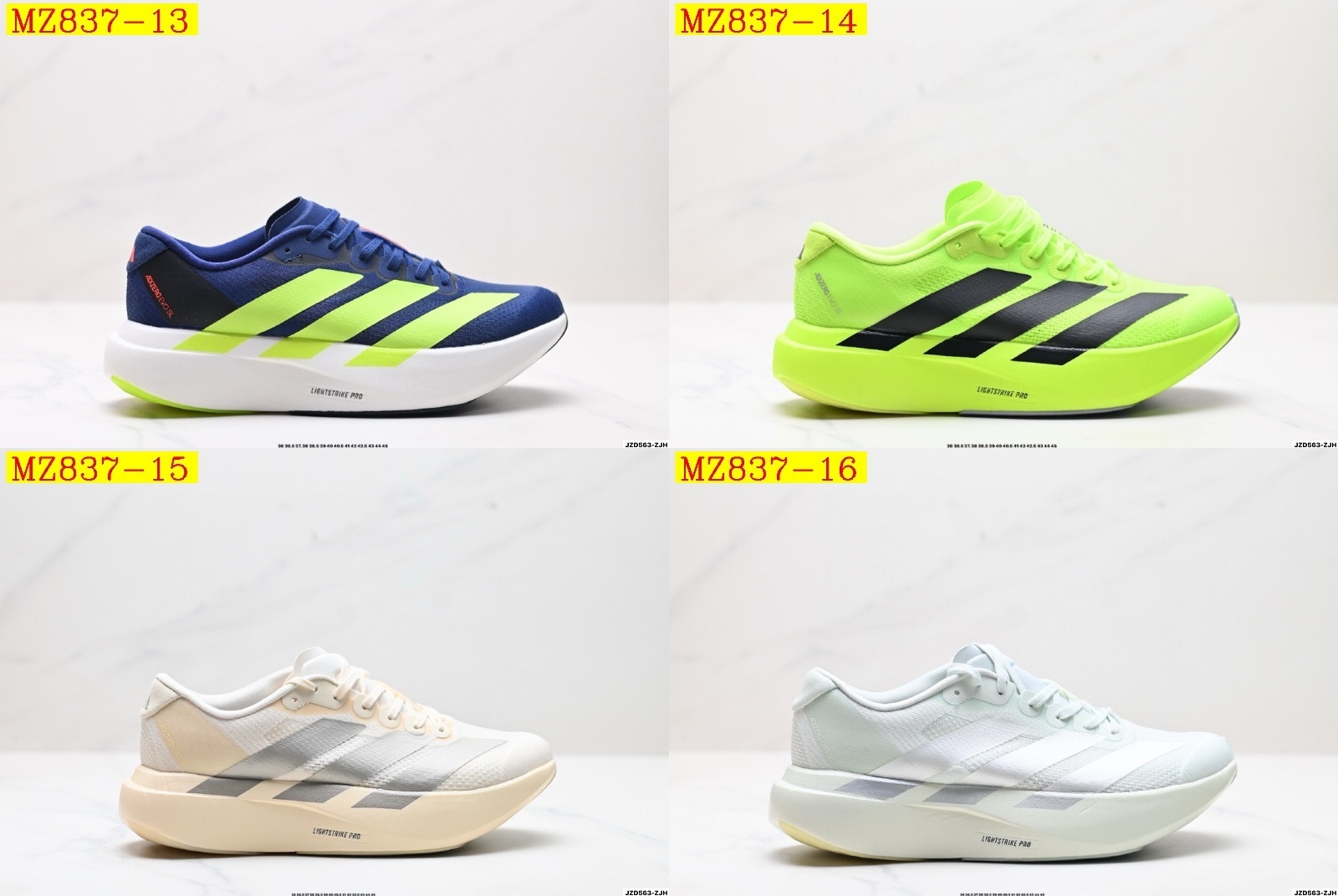 49$ Top Quality Adidas Adizero Evo SL half size 36-45 727430 MZ837 gallery