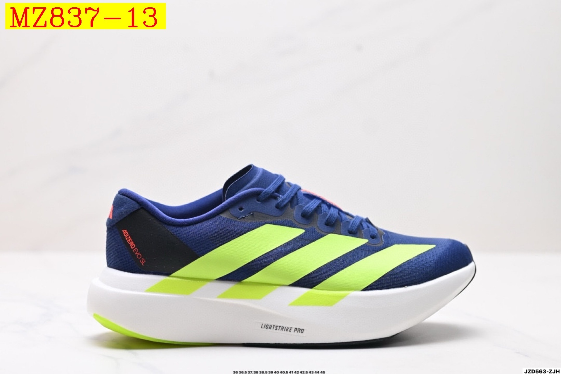 49$ Top Quality Adidas Adizero Evo SL half size 36-45 727430 MZ837 gallery