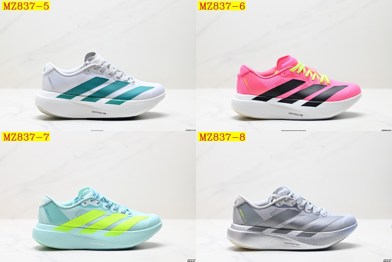 49$ Top Quality Adidas Adizero Evo SL half size 36-45 727430 MZ837 gallery
