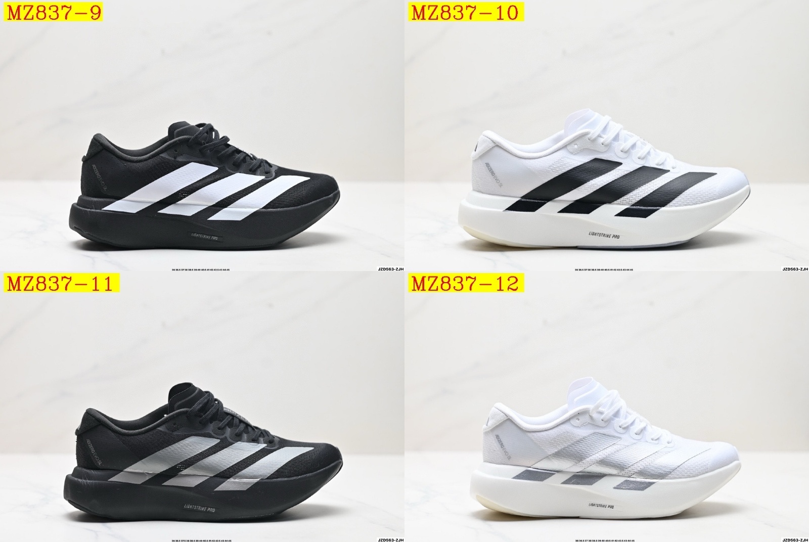 49$ Top Quality Adidas Adizero Evo SL half size 36-45 727430 MZ837 gallery