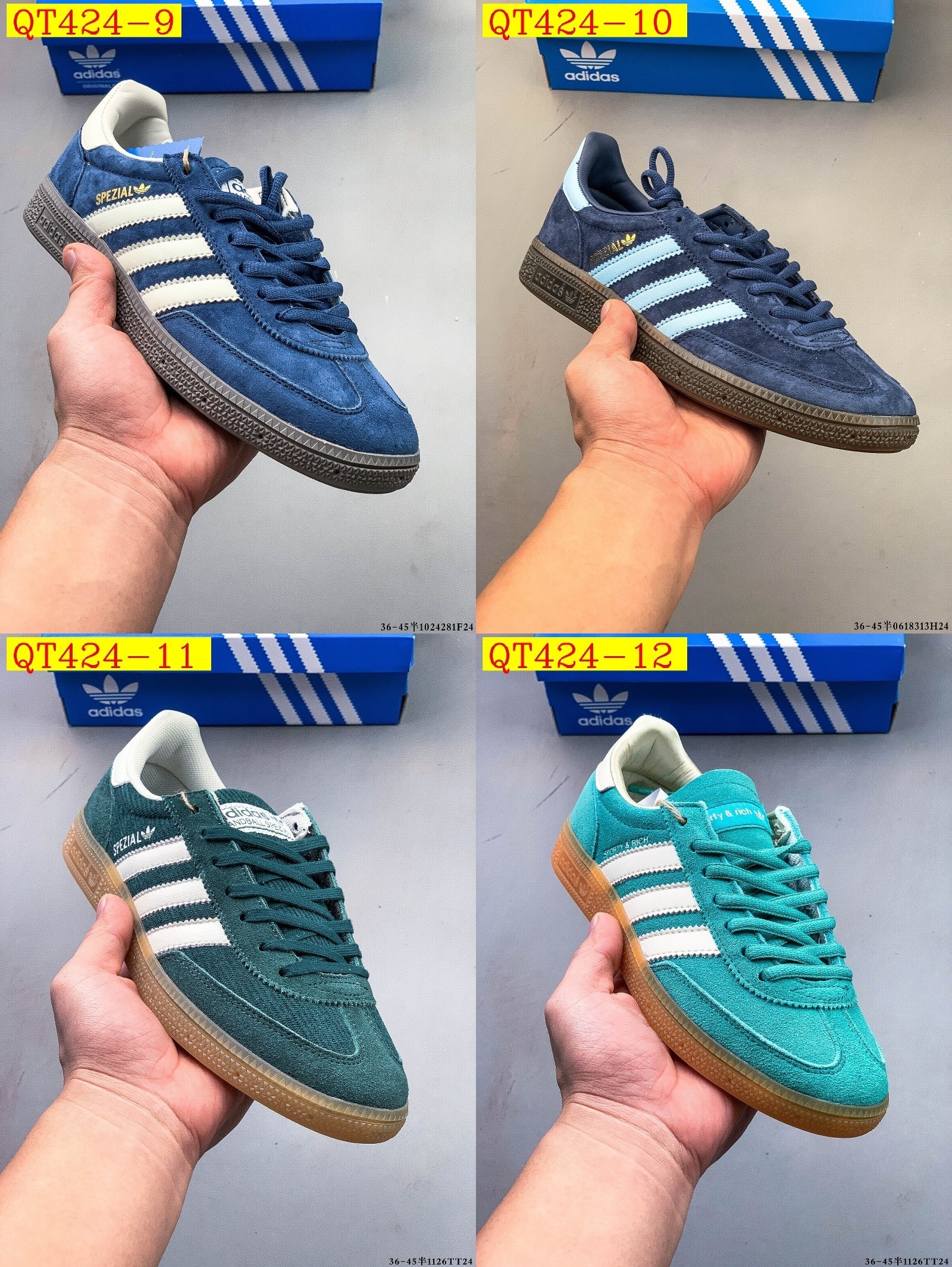 49$ Top Quality Adidas HANDBALL SPEZIAL size 36-45 half 620420 QT424 gallery