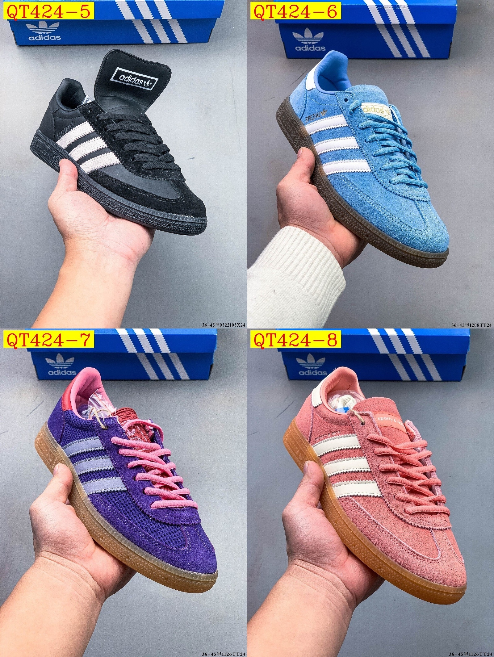 49$ Top Quality Adidas HANDBALL SPEZIAL size 36-45 half 620420 QT424 gallery
