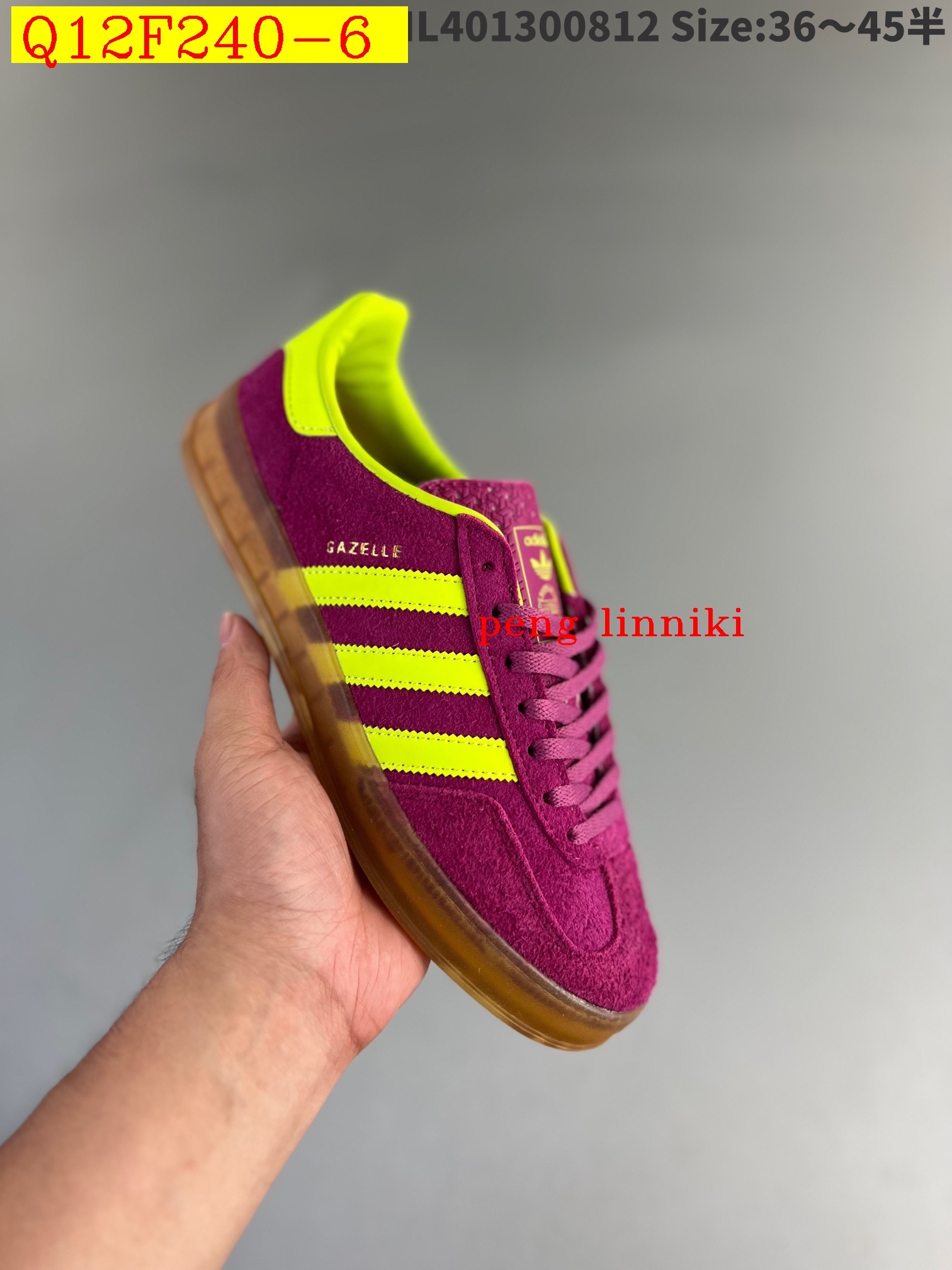 49$ new_dh Adidas Originals Gazelle Indoor Size 36-45 52166034168 Q12F240 gallery