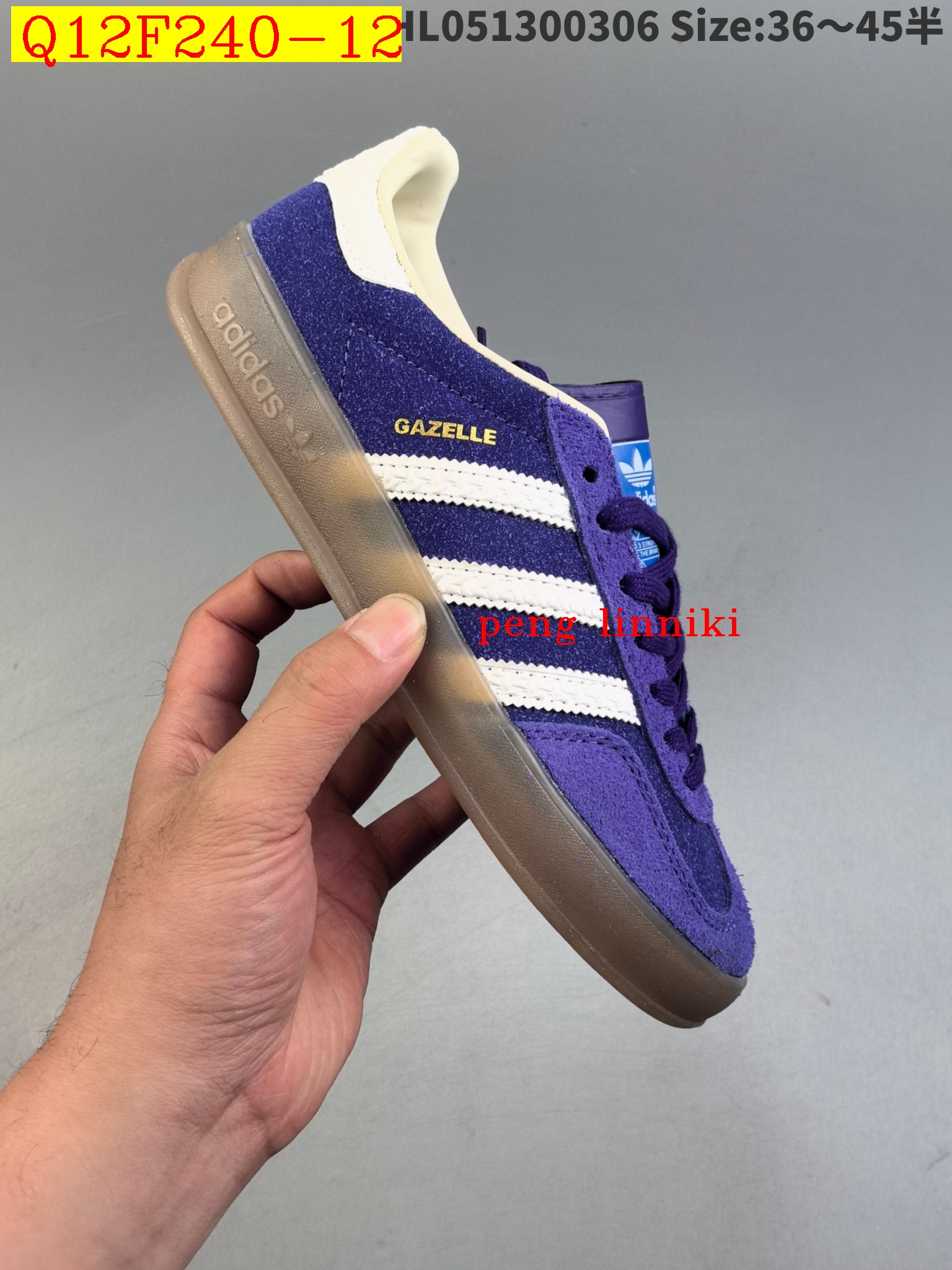 49$ new_dh Adidas Originals Gazelle Indoor Size 36-45 52166034168 Q12F240 gallery