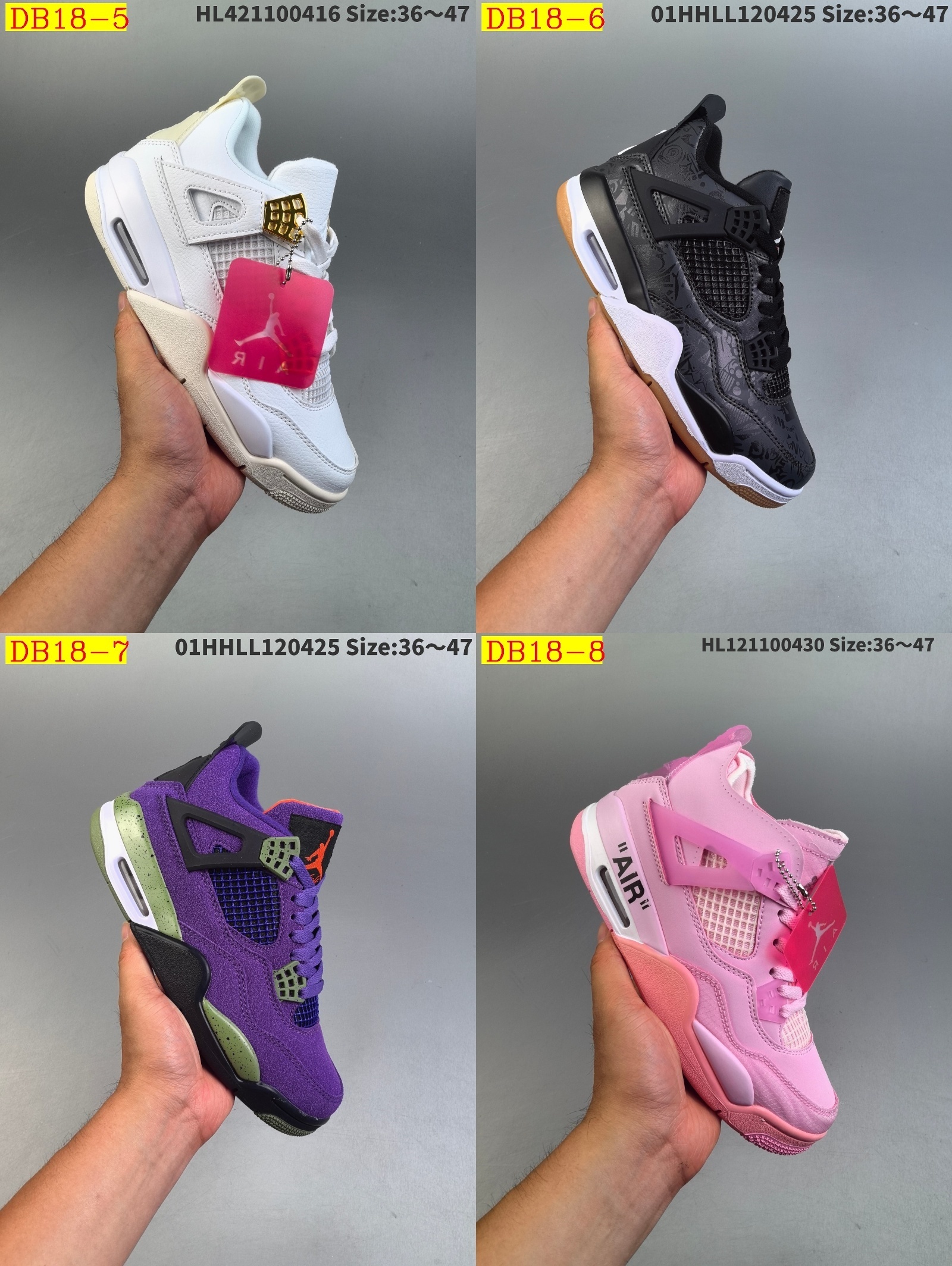 49$ new_dh Air Jordan 4 Retro Oxidized Green SIZE 36-46 92625034260 DB18 gallery