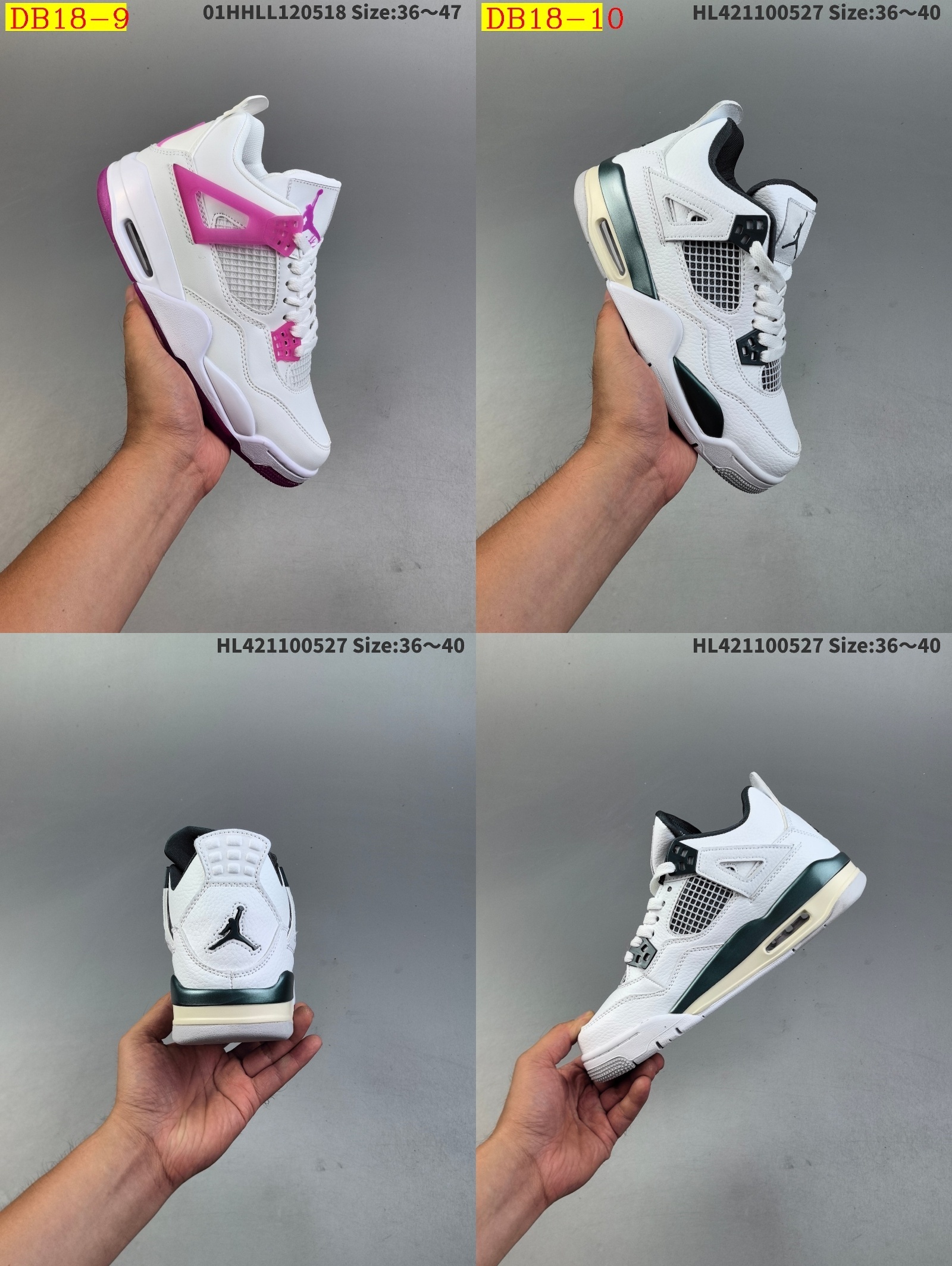 49$ new_dh Air Jordan 4 Retro Oxidized Green SIZE 36-46 92625034260 DB18 gallery