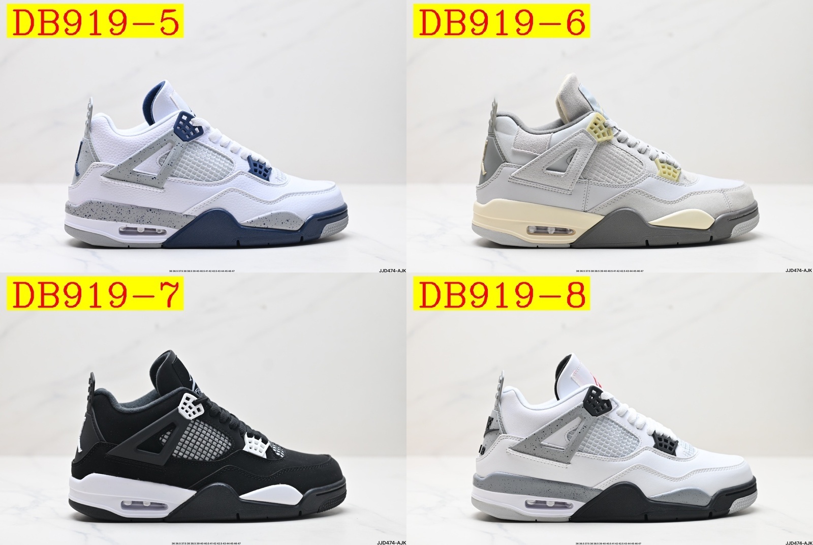 49$ new_dh Air Jordan 4 Retro size 36-46 92624034166 DB919 gallery