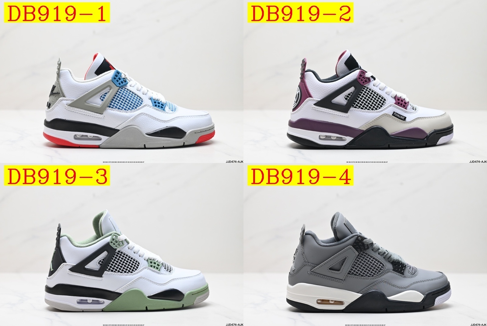 49$ new_dh Air Jordan 4 Retro size 36-46 92624034166 DB919 gallery