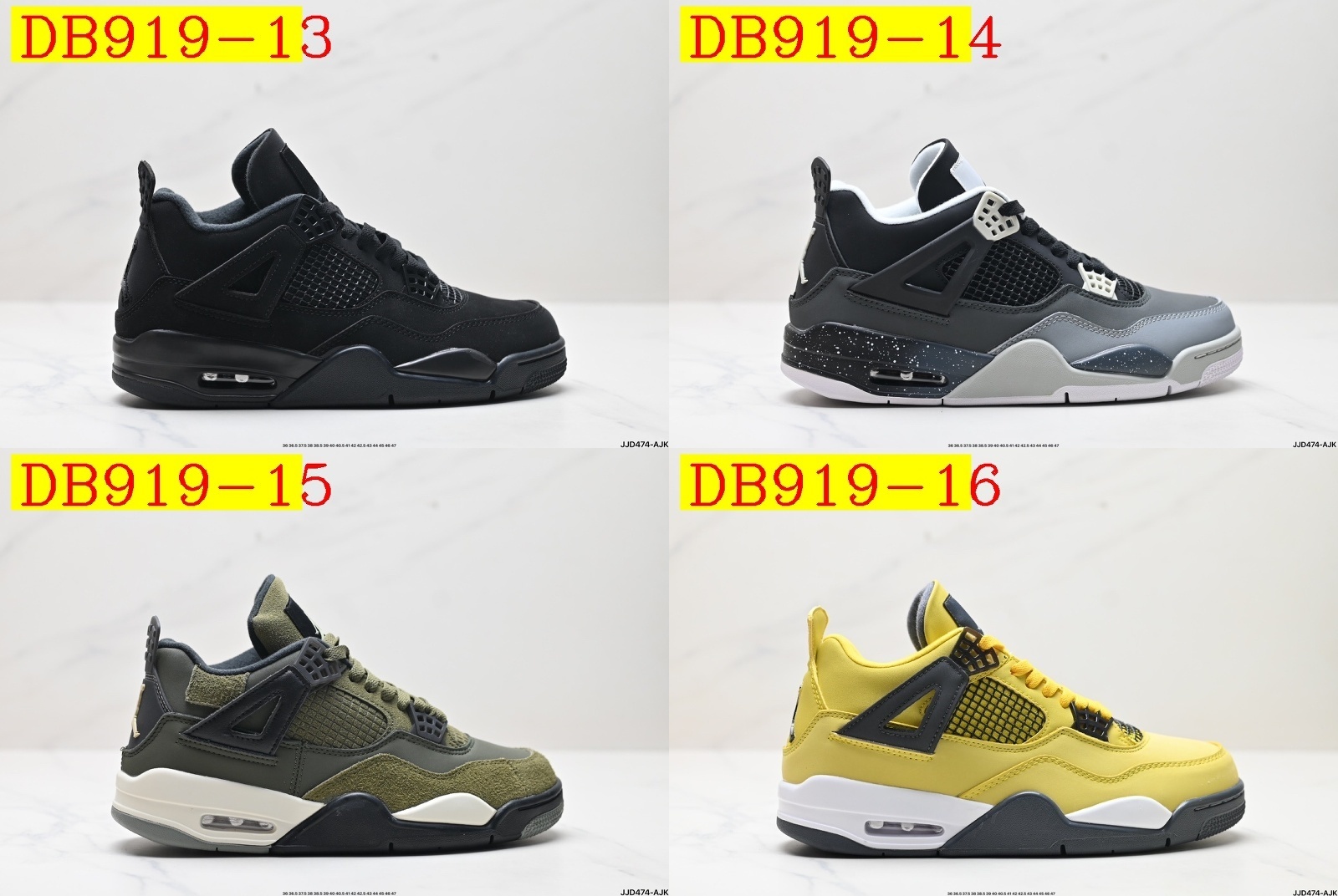 49$ new_dh Air Jordan 4 Retro size 36-46 92624034166 DB919 gallery