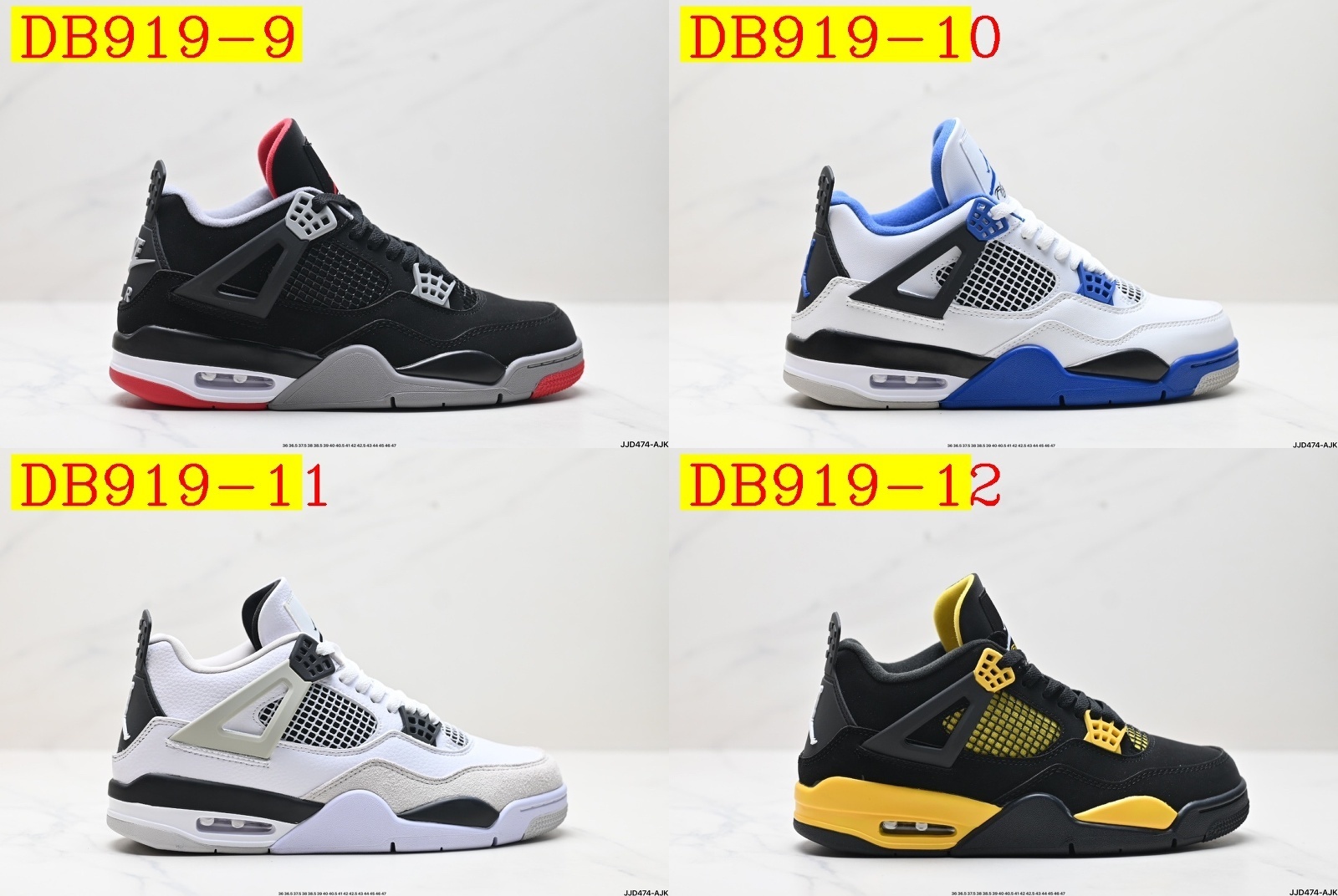 49$ new_dh Air Jordan 4 Retro size 36-46 92624034166 DB919 gallery