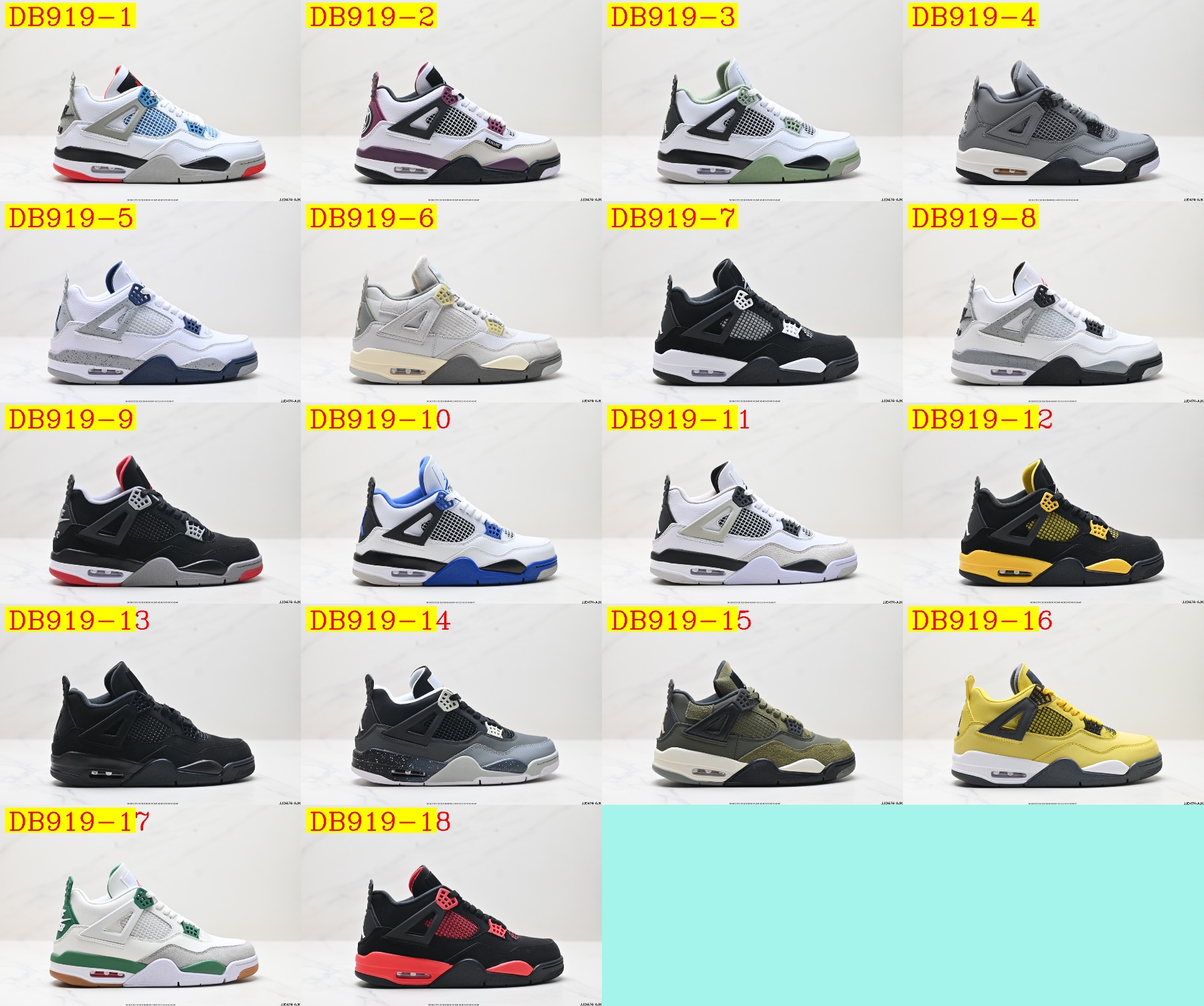 49$ new_dh Air Jordan 4 Retro size 36-46 92624034166 DB919 gallery