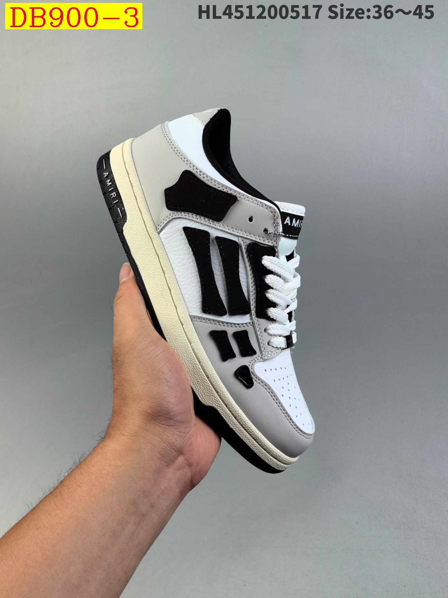 49$ new_dh Amiri  Skeleton Low-Skel top Sneakers SIZE 36-45 82547034260 DB900 gallery