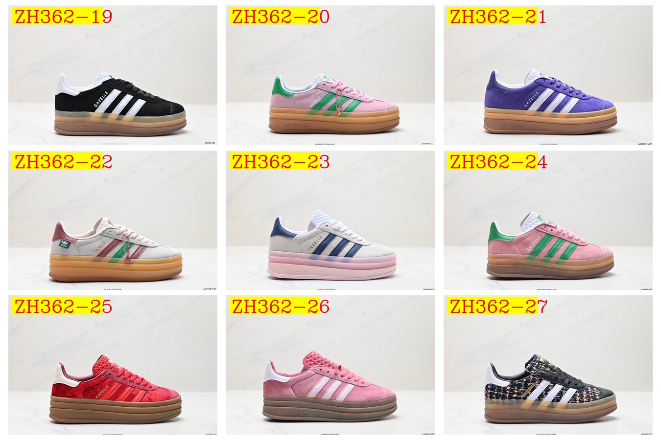 50$ Adidas Gazelle Bold size 36-45 All Colors 2 623440 ZH362 gallery