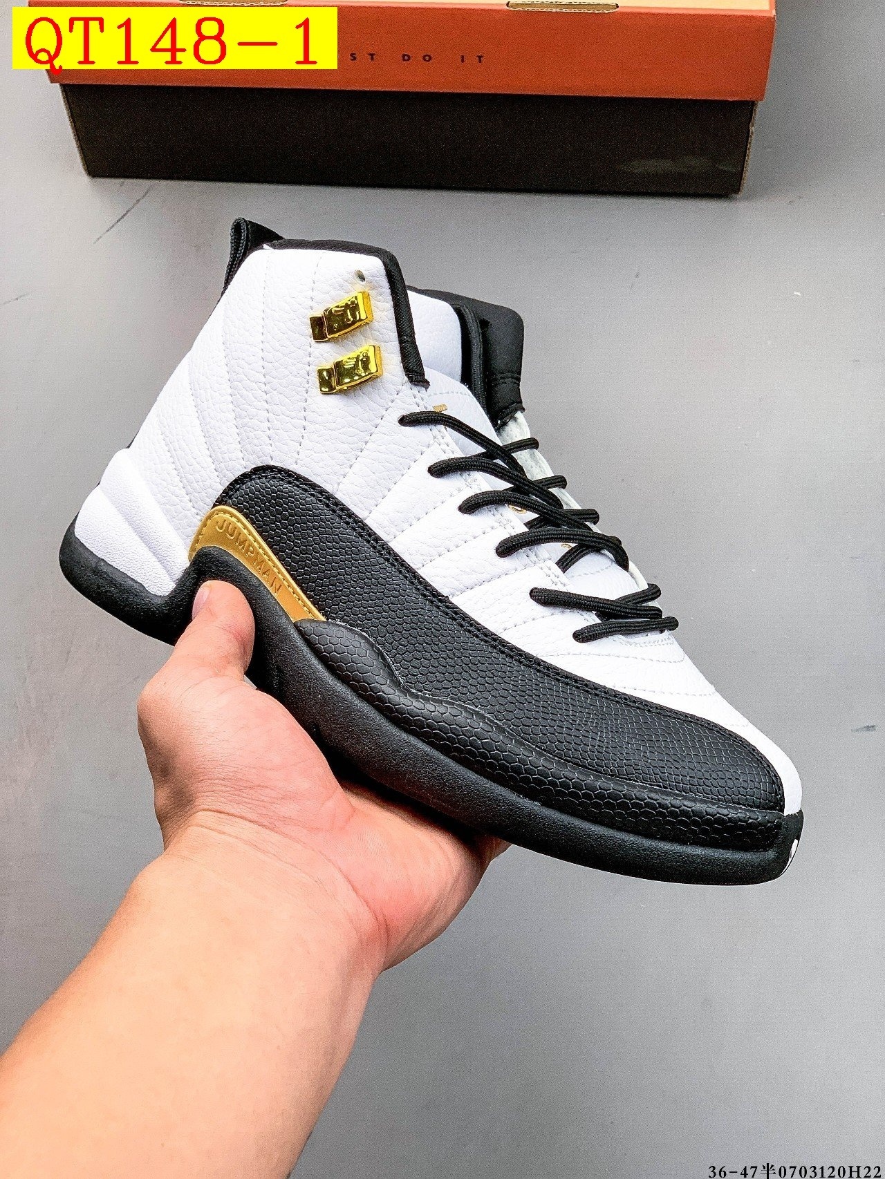 50$ Air Jordan 12 Retro size 36-45 half 828220 QT148 gallery