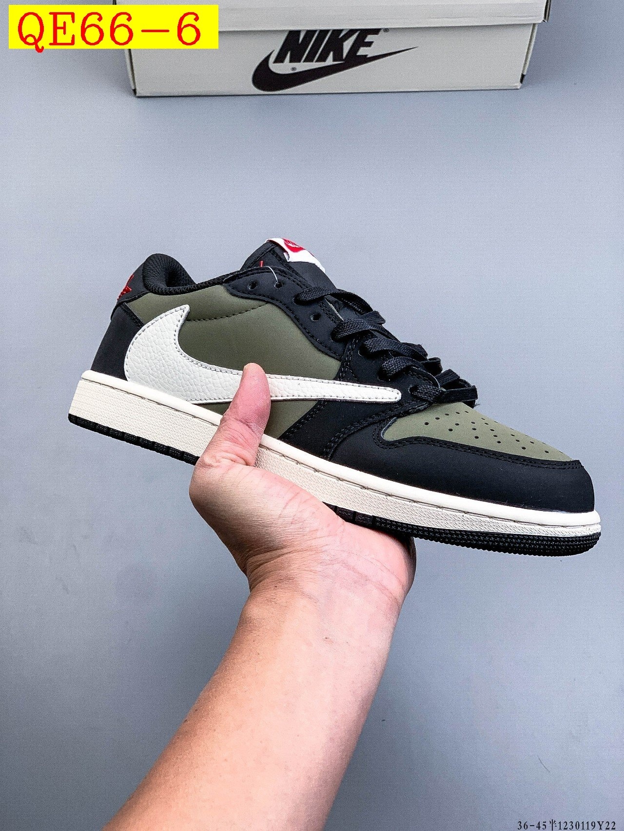 50$ NIKE AIR JORDAN LOW 1 1 size 36-45 half 820270 QE66 gallery