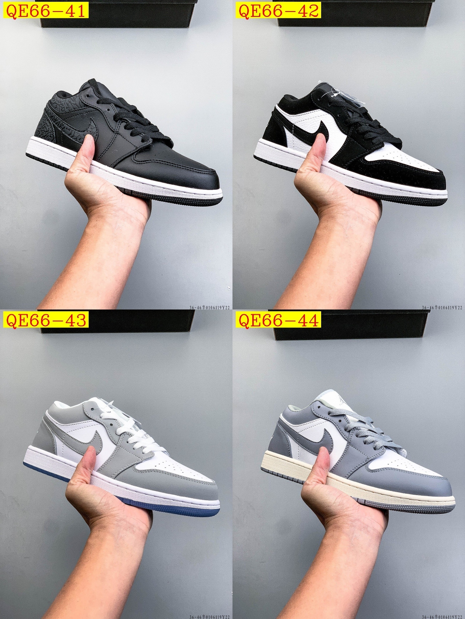 50$ NIKE AIR JORDAN LOW 1 1 size 36-45 half 820270 QE66 gallery