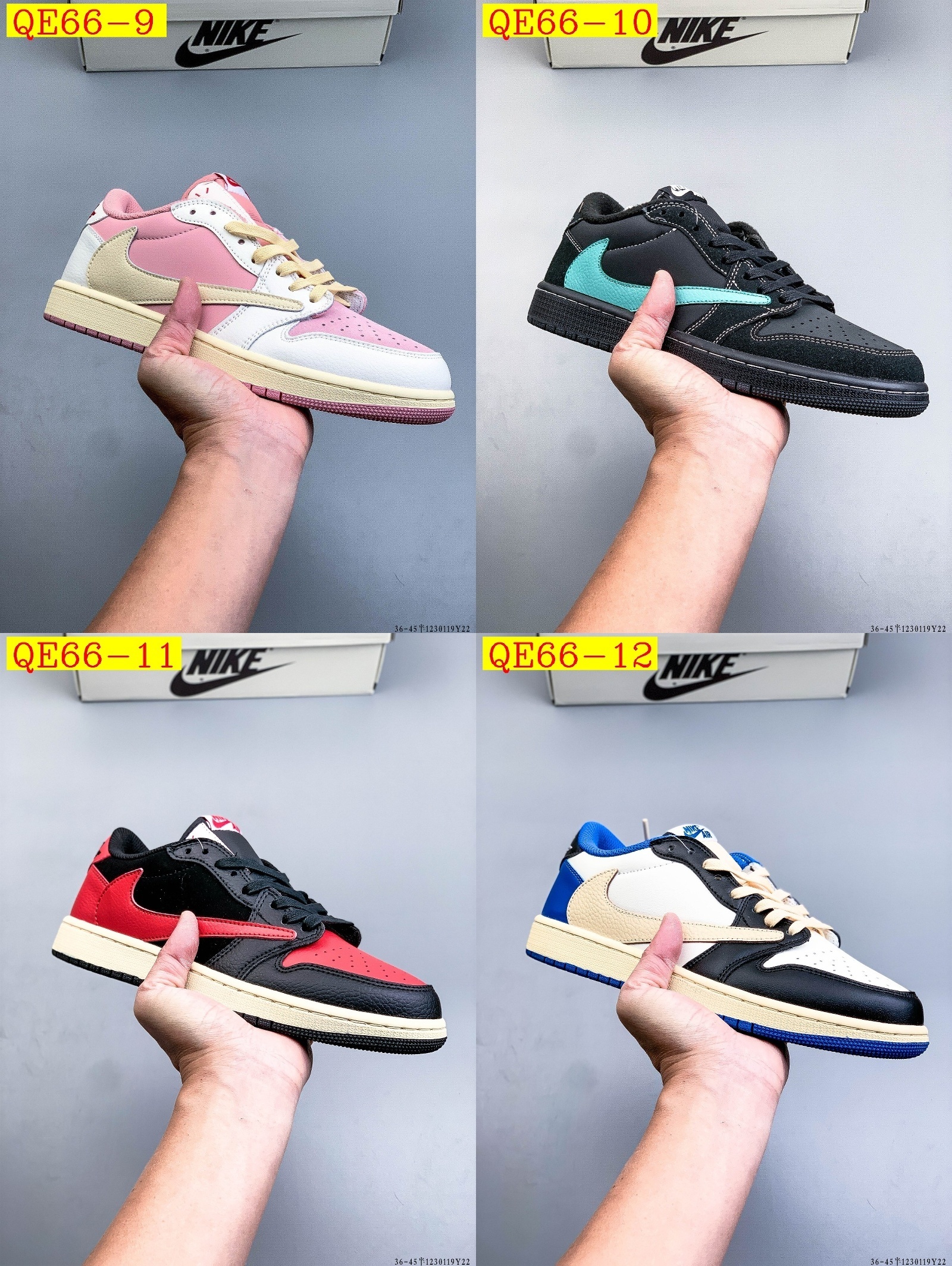 50$ NIKE AIR JORDAN LOW 1 1 size 36-45 half 820270 QE66 gallery