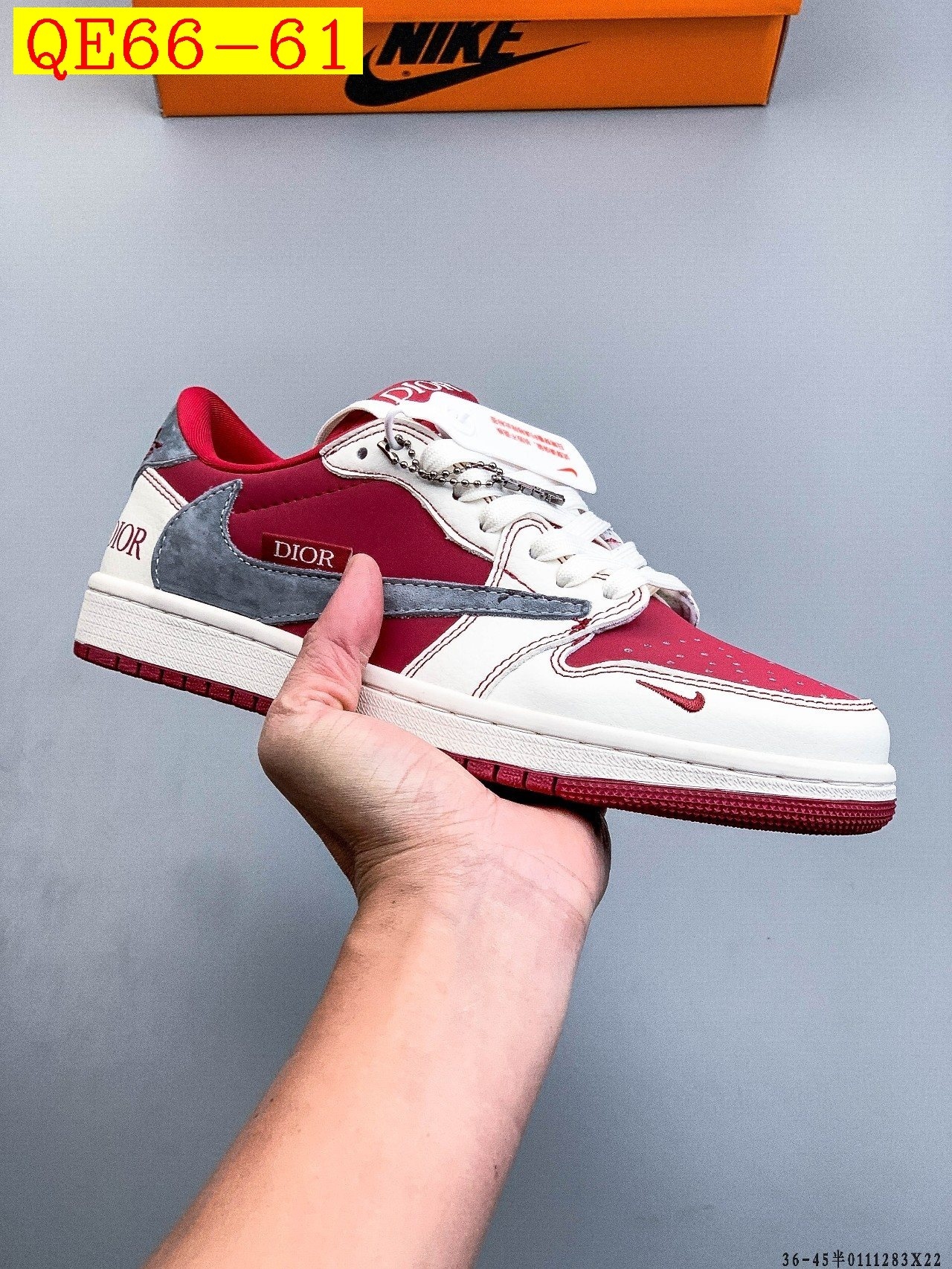 50$ NIKE AIR JORDAN LOW 1 1 size 36-45 half 820270 QE66 gallery