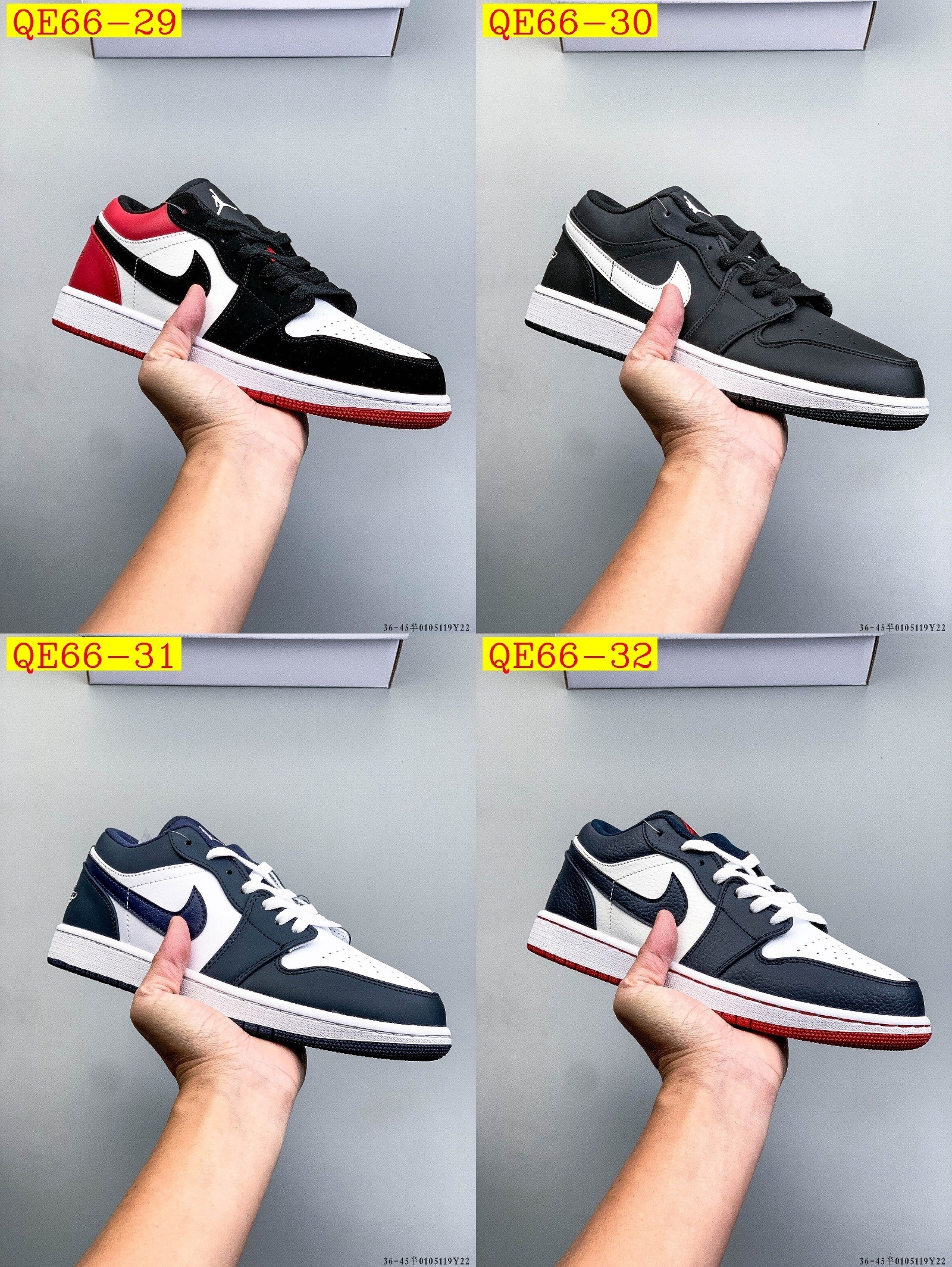 50$ NIKE AIR JORDAN LOW 1 1 size 36-45 half 820270 QE66 gallery