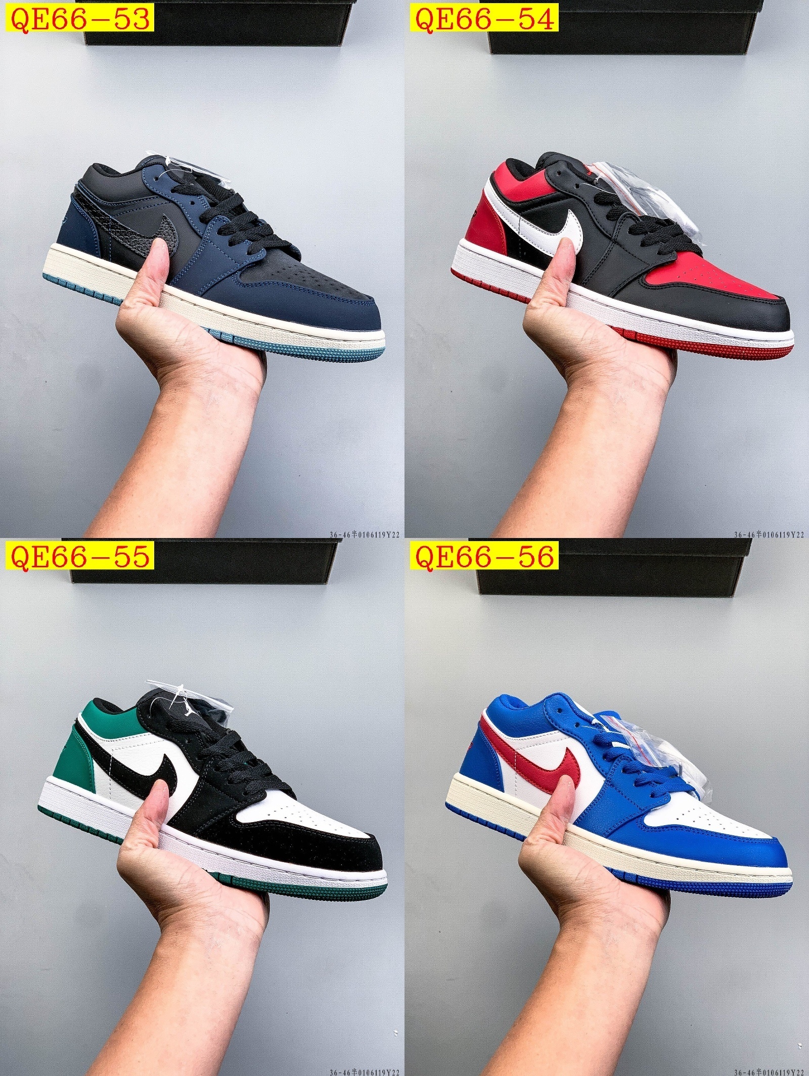 50$ NIKE AIR JORDAN LOW 1 1 size 36-45 half 820270 QE66 gallery