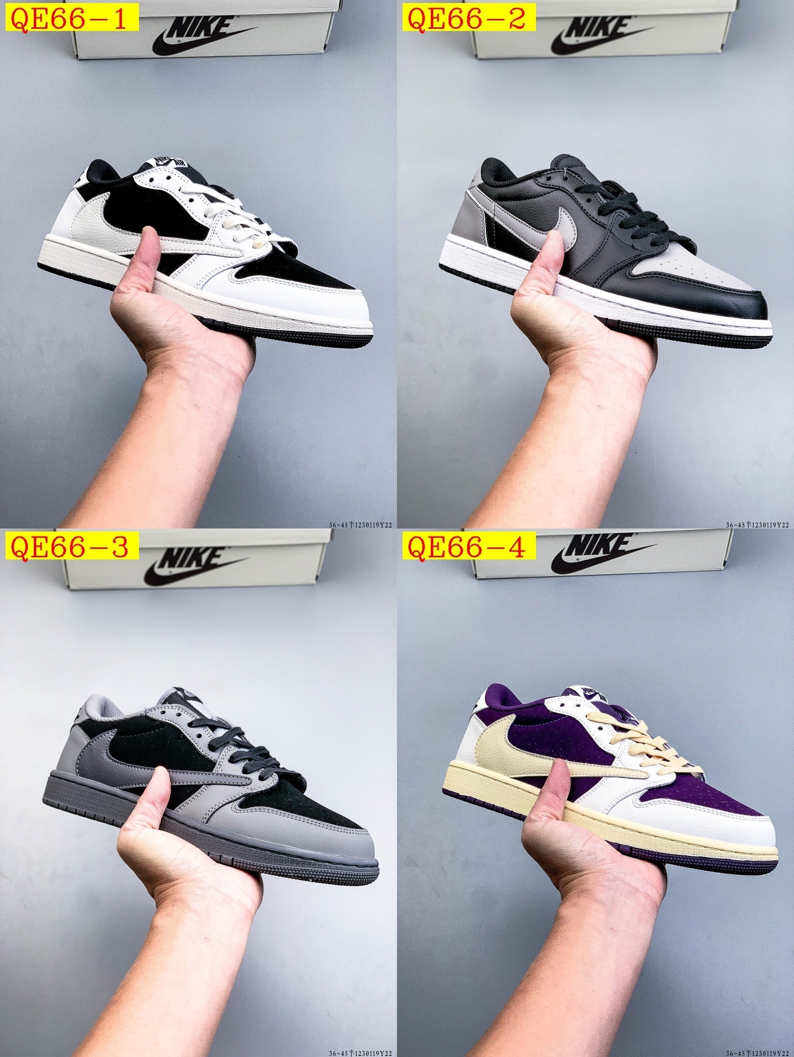 50$ NIKE AIR JORDAN LOW 1 1 size 36-45 half 820270 QE66 gallery