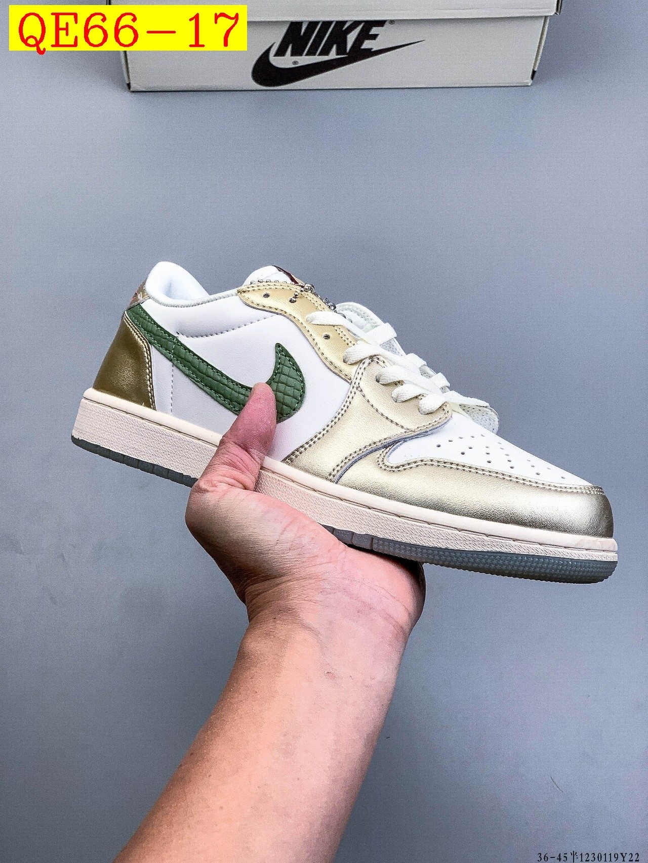 50$ NIKE AIR JORDAN LOW 1 1 size 36-45 half 820270 QE66 gallery