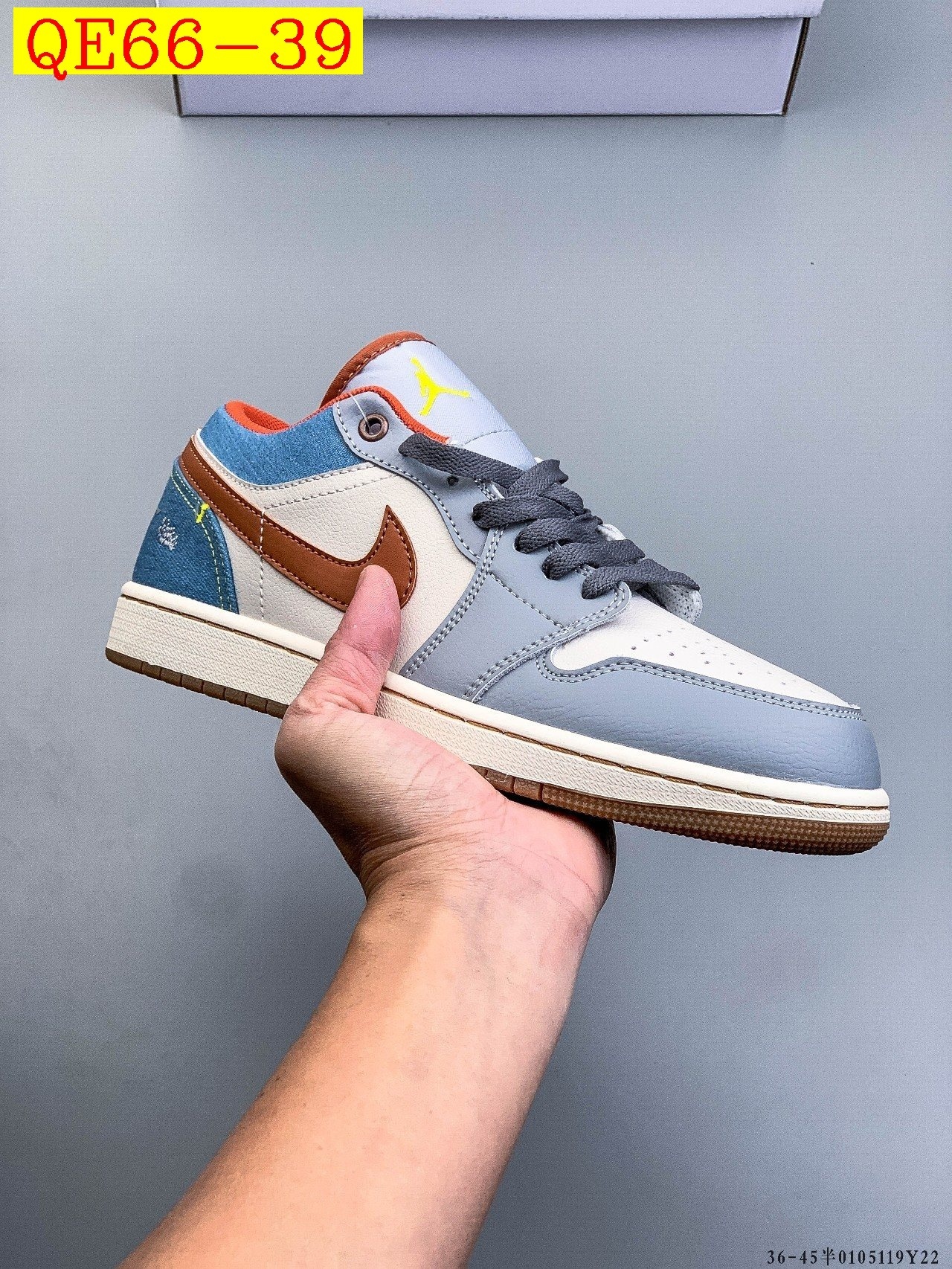 50$ NIKE AIR JORDAN LOW 1 1 size 36-45 half 820270 QE66 gallery