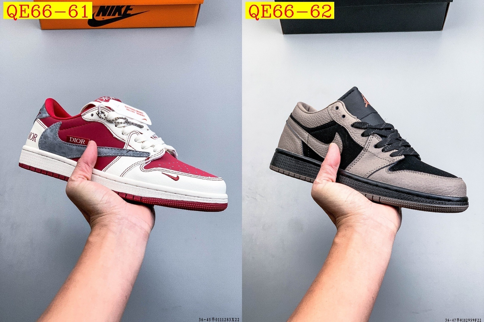 50$ NIKE AIR JORDAN LOW 1 1 size 36-45 half 820270 QE66 gallery