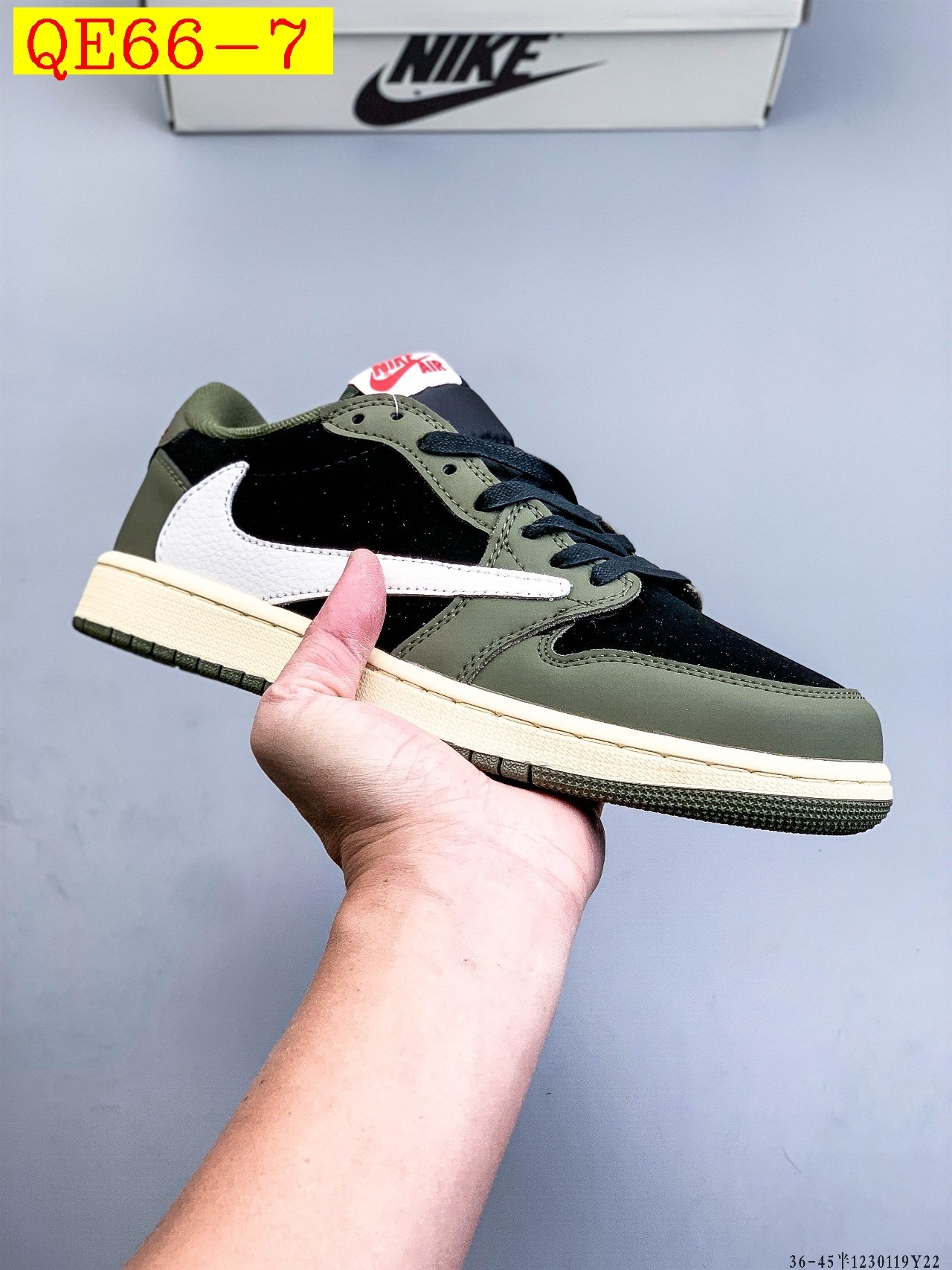 50$ NIKE AIR JORDAN LOW 1 1 size 36-45 half 820270 QE66 gallery