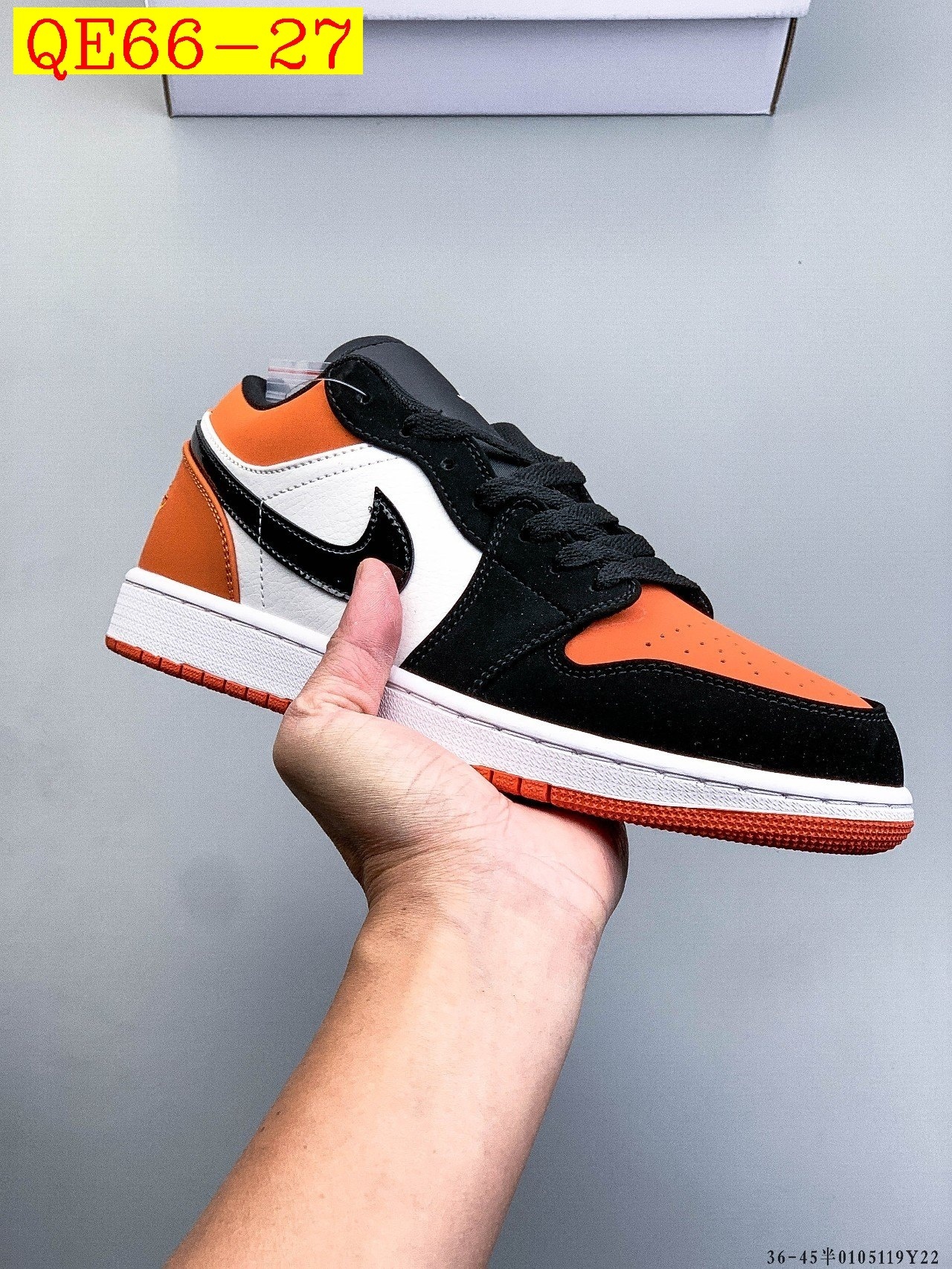 50$ NIKE AIR JORDAN LOW 1 1 size 36-45 half 820270 QE66 gallery