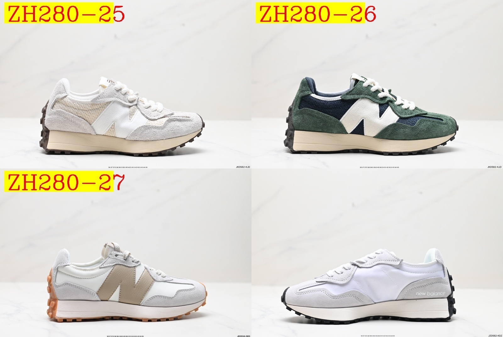 50$ New Balance 327 size 36-45 All Colors 1 325640 ZH280 gallery