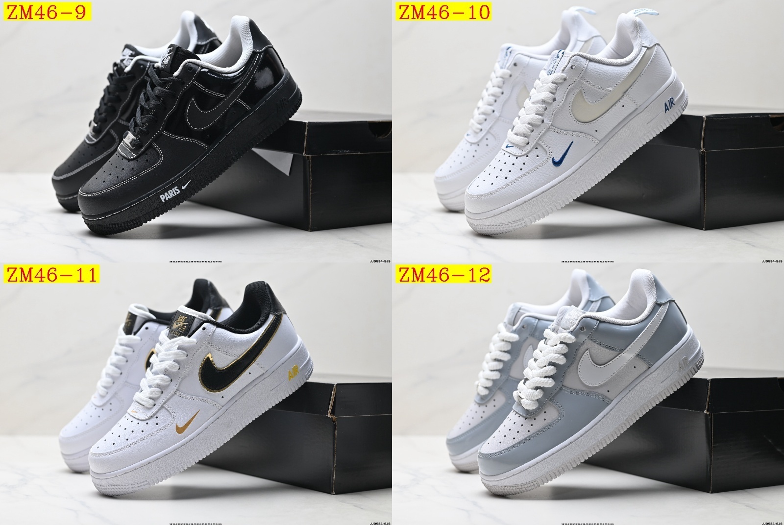 50$ Nike Air Force 1 07 SIZE 36-45 HALF 922230 ZM46 gallery