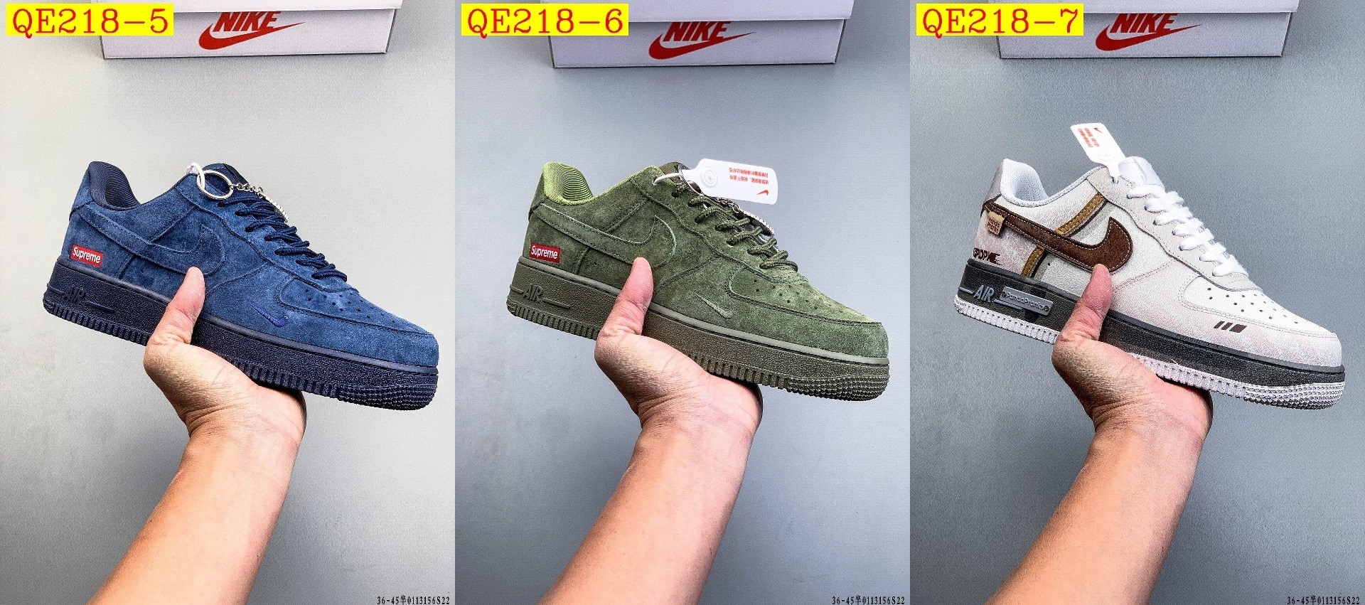 50$ Nike Air Force 1 Low size 36-45 half 724270 QE218 gallery