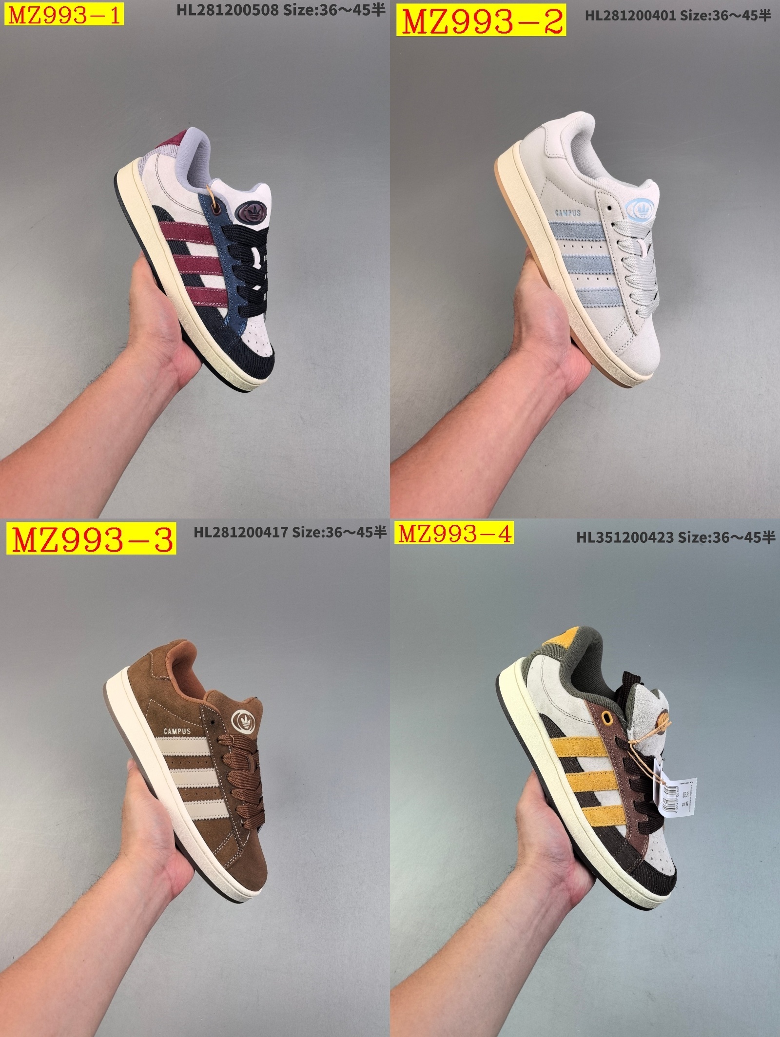 50$ Quality Adidas Originals Campus 00s Beta half size 36-45 829400 MZ993 gallery